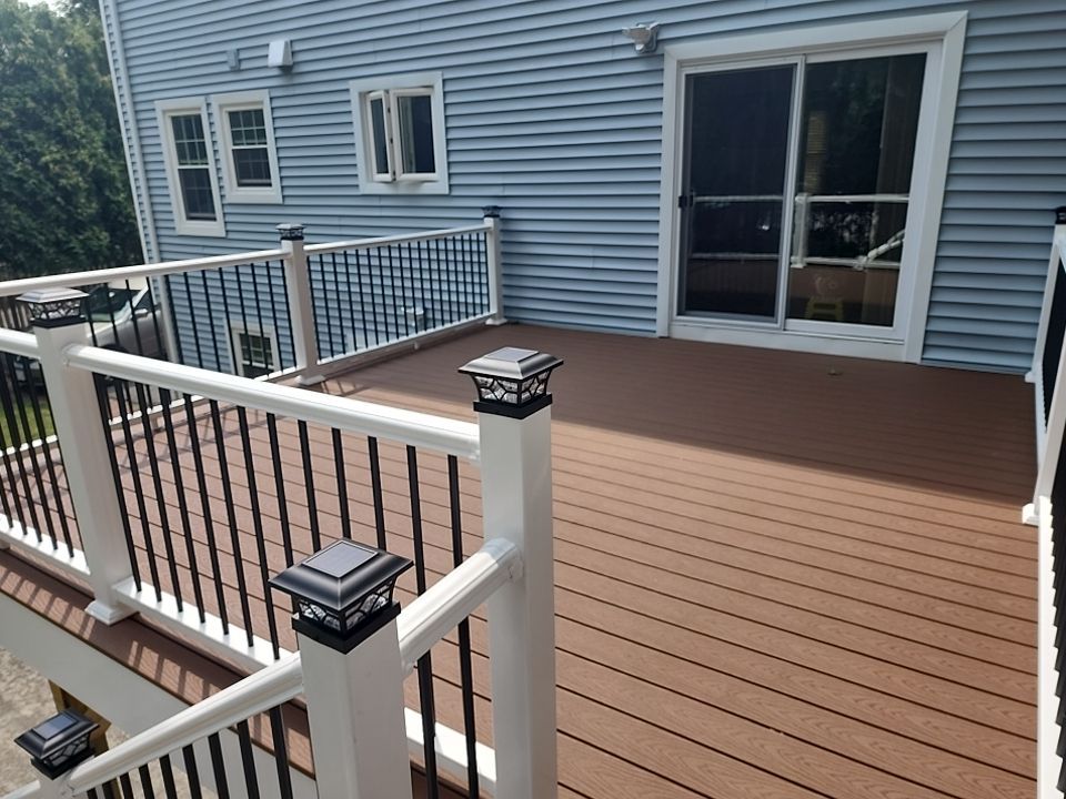 Deck and siding in newton, MA by UBrothers Construction