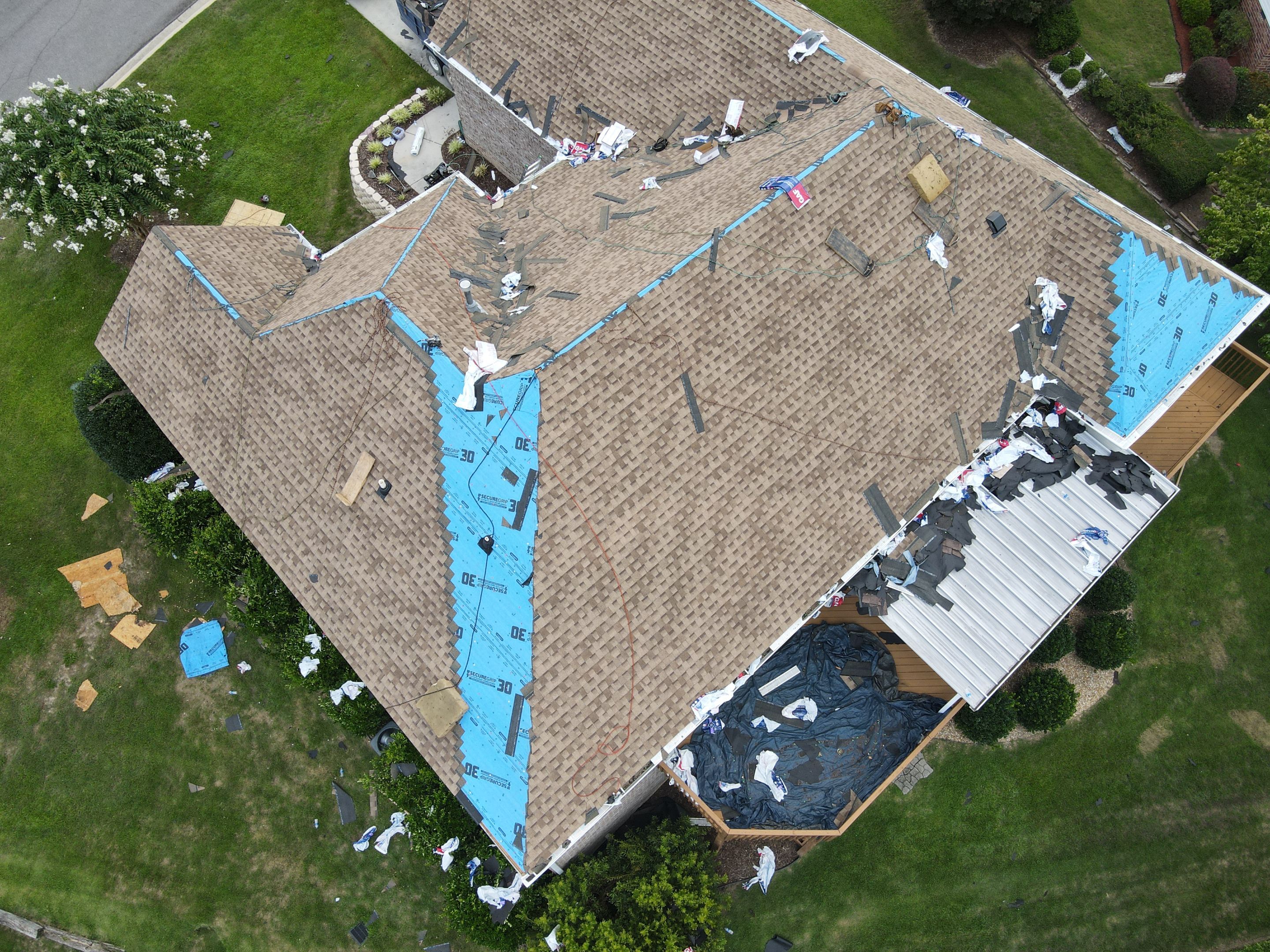 Residential Roofing Installation using Owens Corning by Inspector Roofing and Restoration