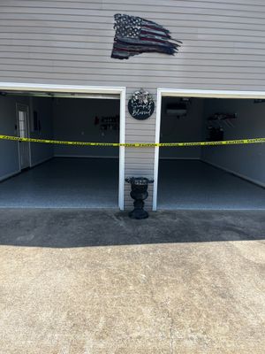 Garage Floor Coating using Cabin Fever
