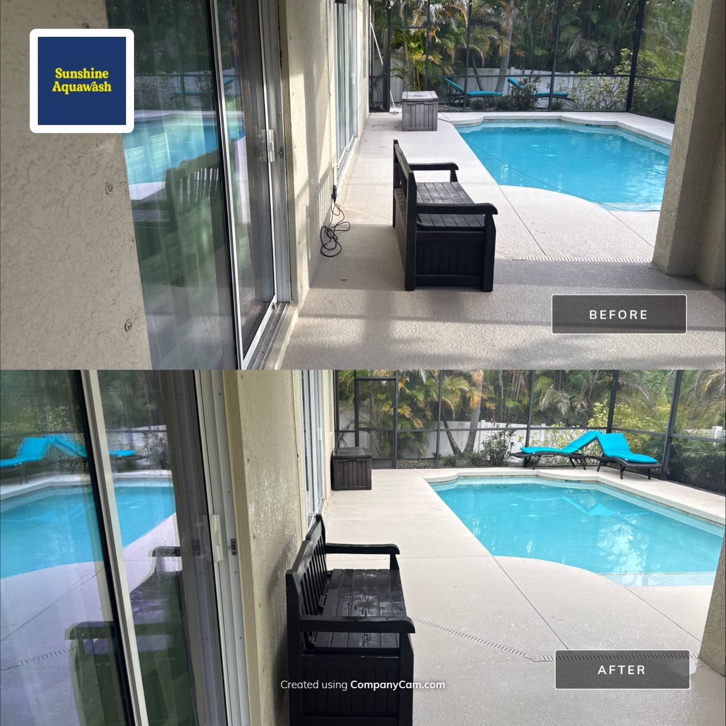 Pool Deck, Lanai & Pool Cage Cleaning in Oakleaf Hammock – Ellenton, FL 34222 by Sunshine AquaWash