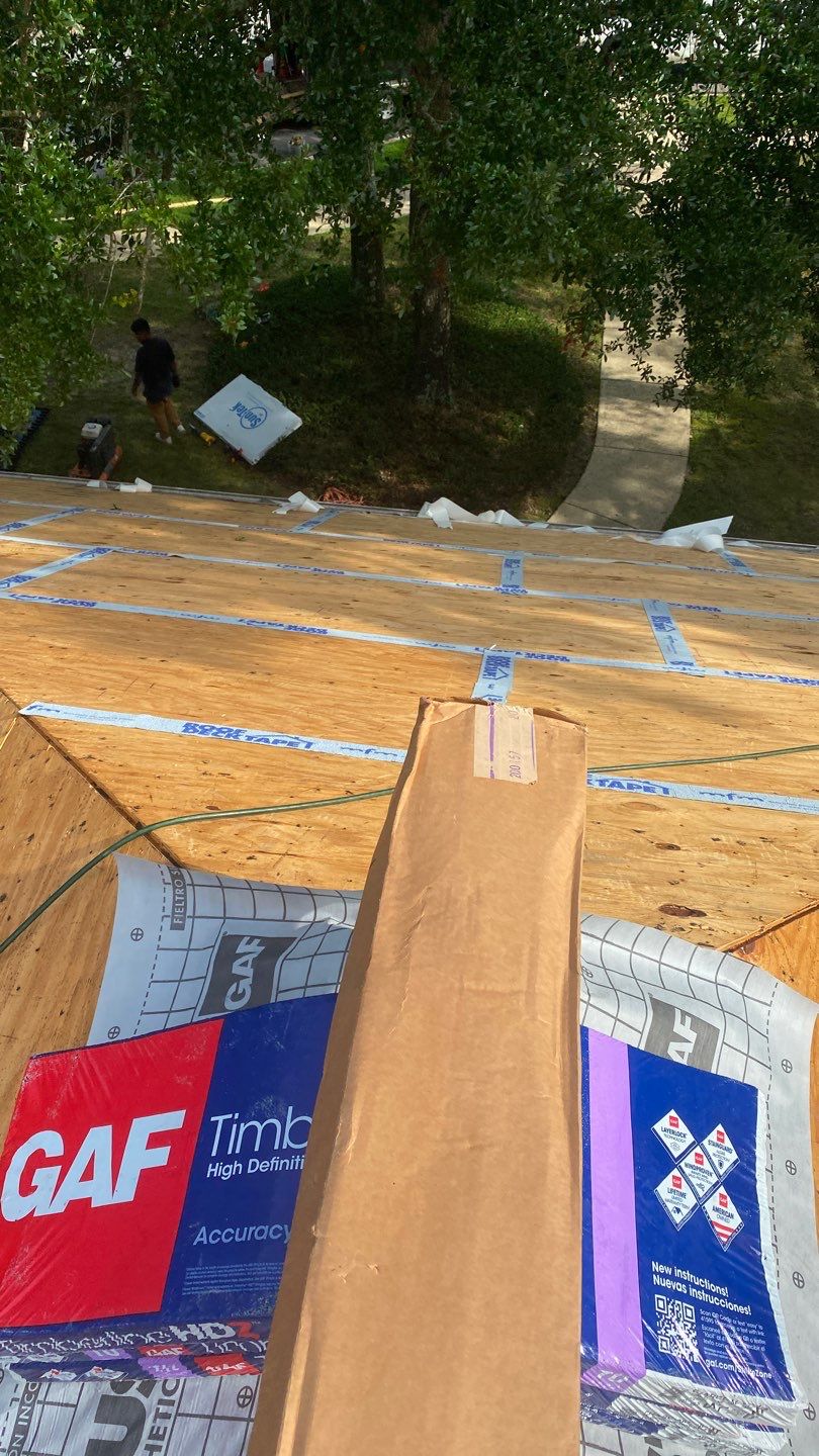 Residential Roofing Installation using Roof Replacement by American Roofing & Construction LLC