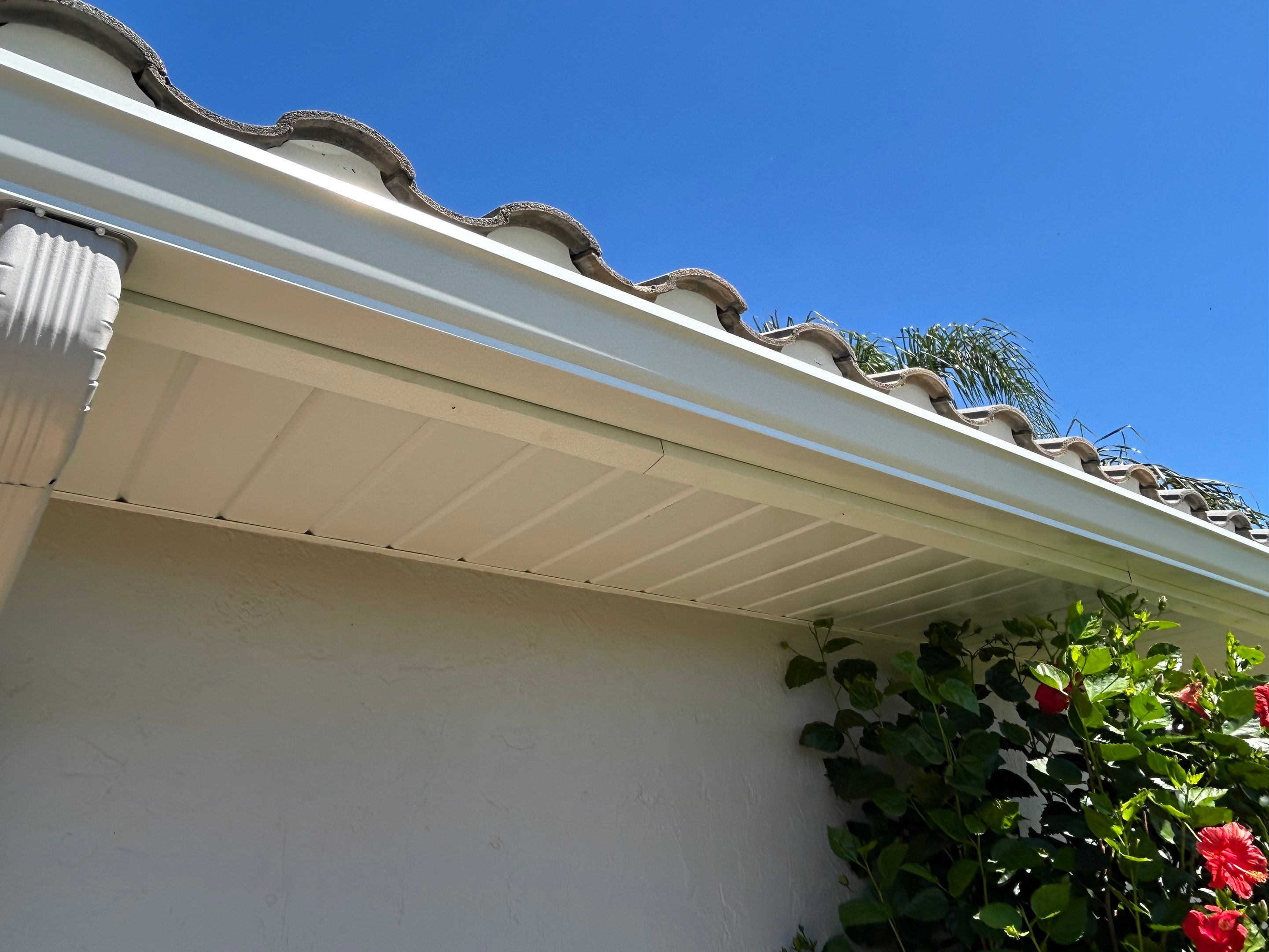 Fascia and Soffit Repair with New Gutters  by Gutter Professors