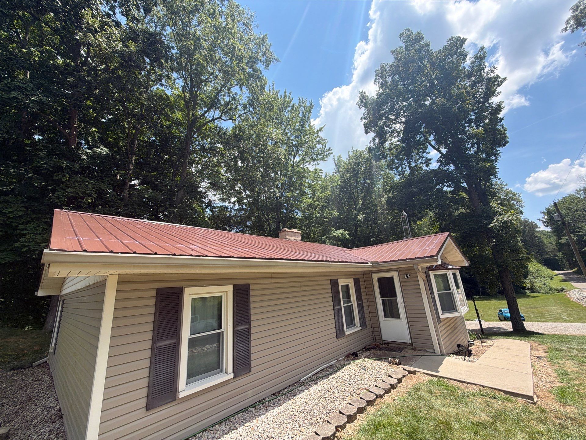 Classic Rib Metal Roofing - Brown by Hoel Roofing & Remodeling