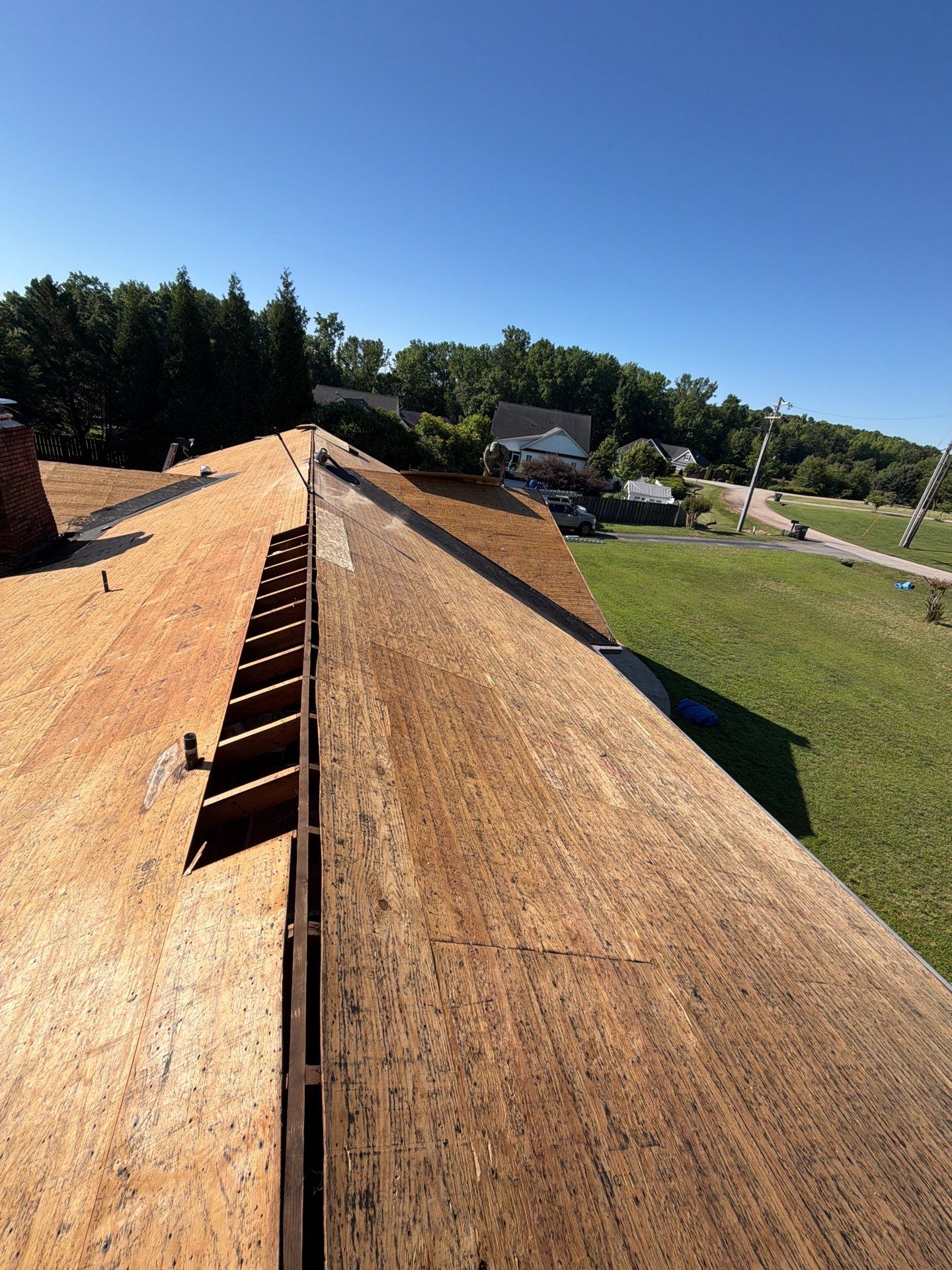 29-Gauge Metal Roof Installation in Piedmont, SC | Gallery Blue Tuff Rib Steel Roofing by Roofers LLC