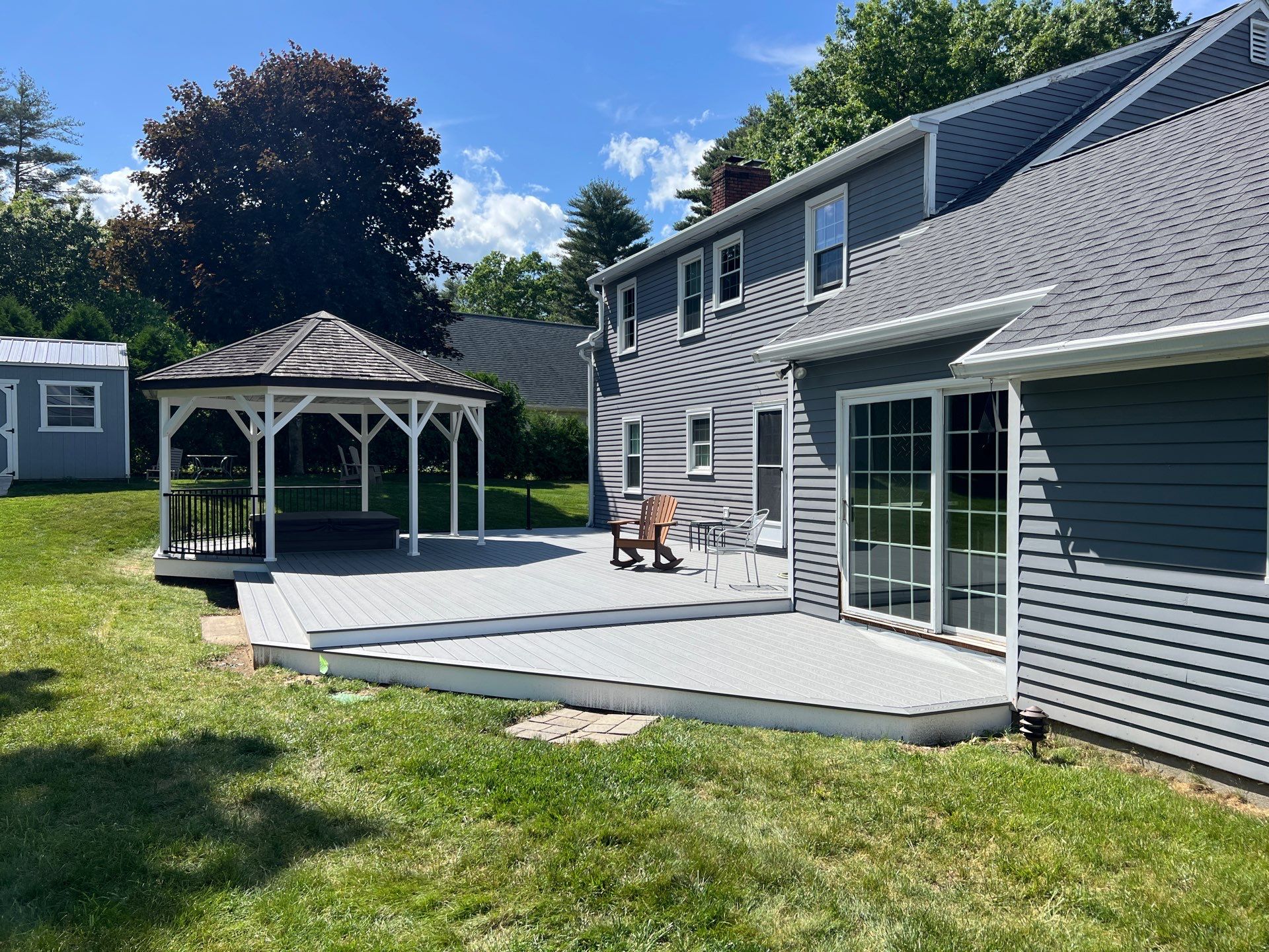 Deck Repair using Trex Select Decking by Chagnon Building & Remodeling LLC
