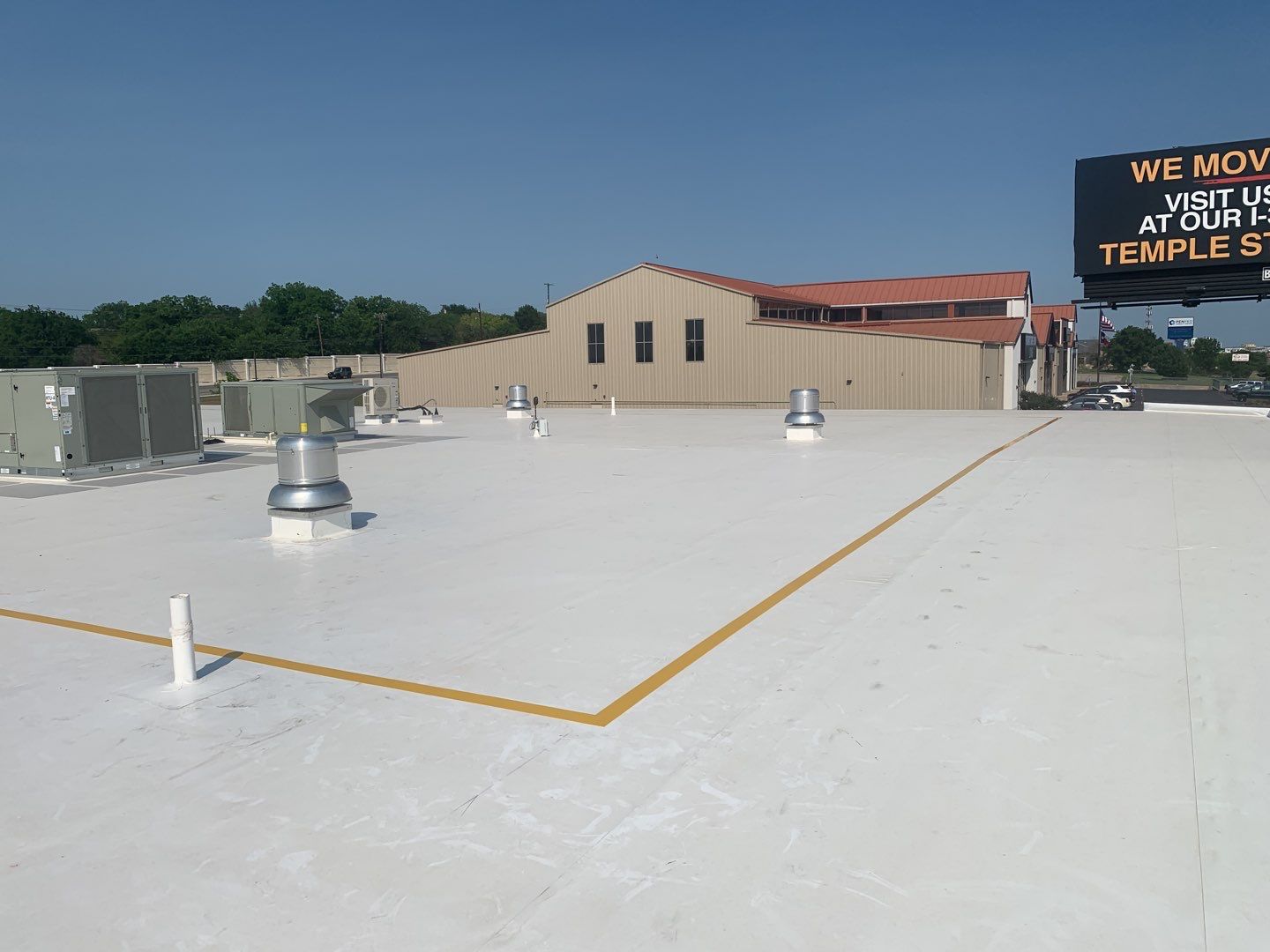 Bio-Life Commercial Roof Replacement using IB Systems PVC by Roof Experts