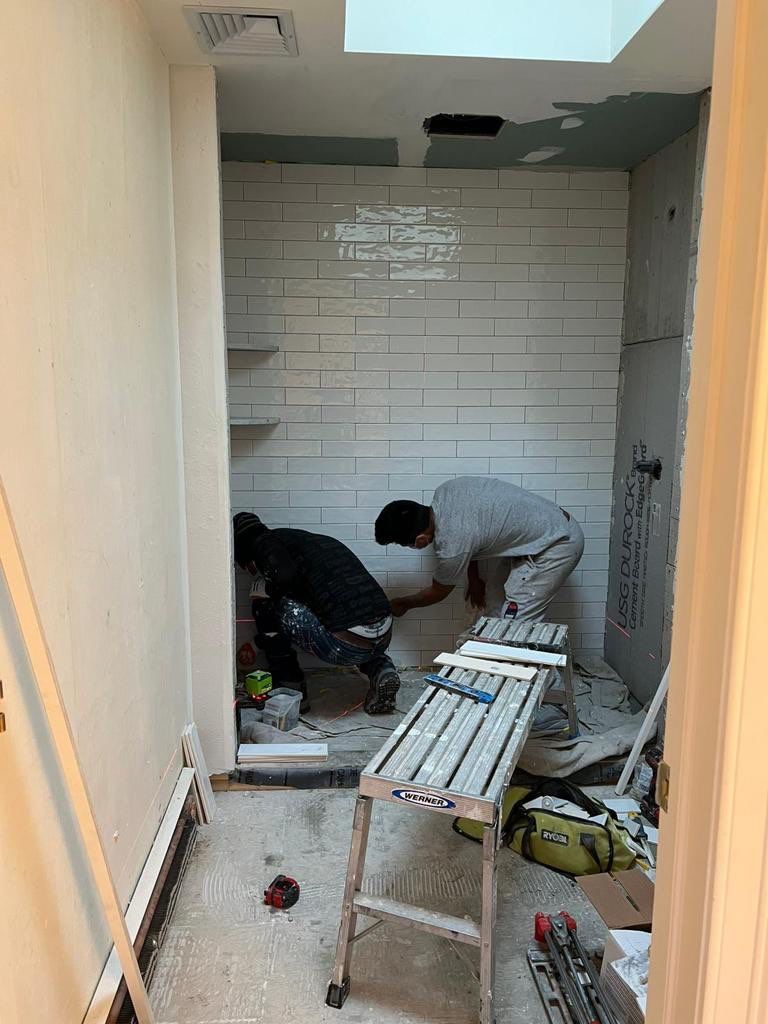 Bathroom Remodel using Tile by Home Concepts Construction