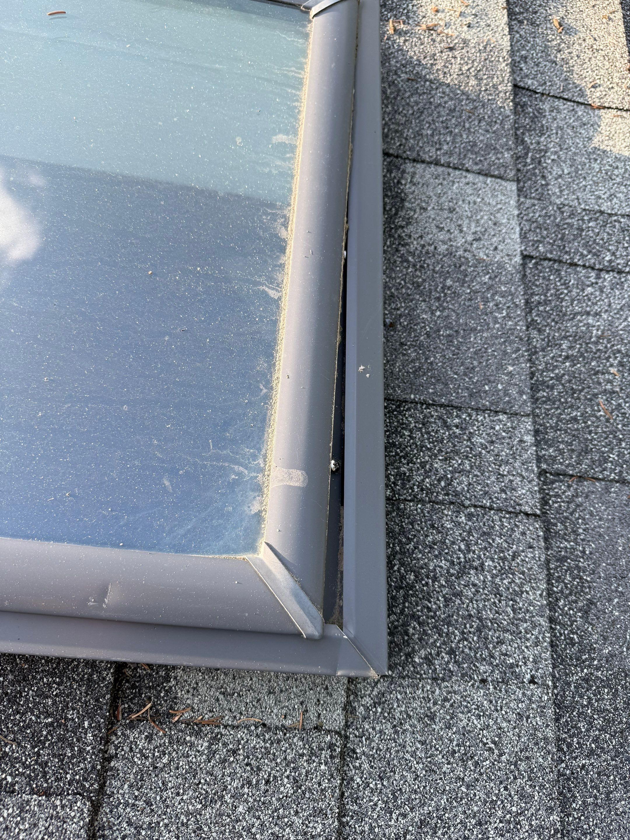 Skylight Leak Repair & Interior Restoration by Mighty Dog Roofing of Greater Middlesex County