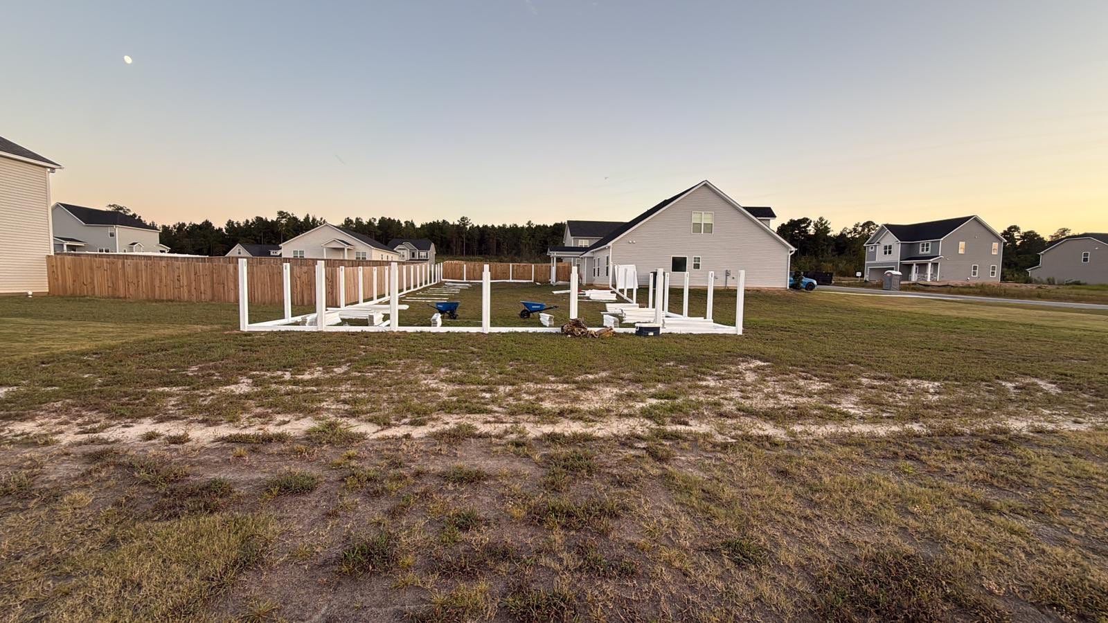 Hamilton Vinyl Privacy Project in Linden by Superior Fence and Rail