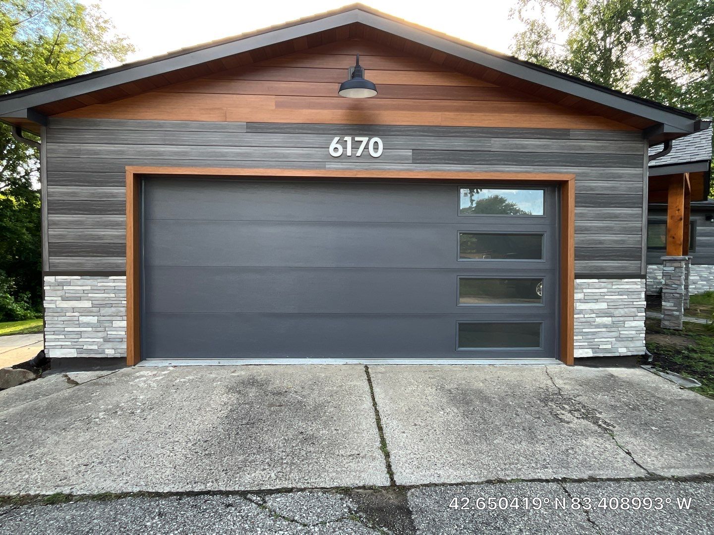 Siding Replacement using Alside Gray Oak by 180 Contractors