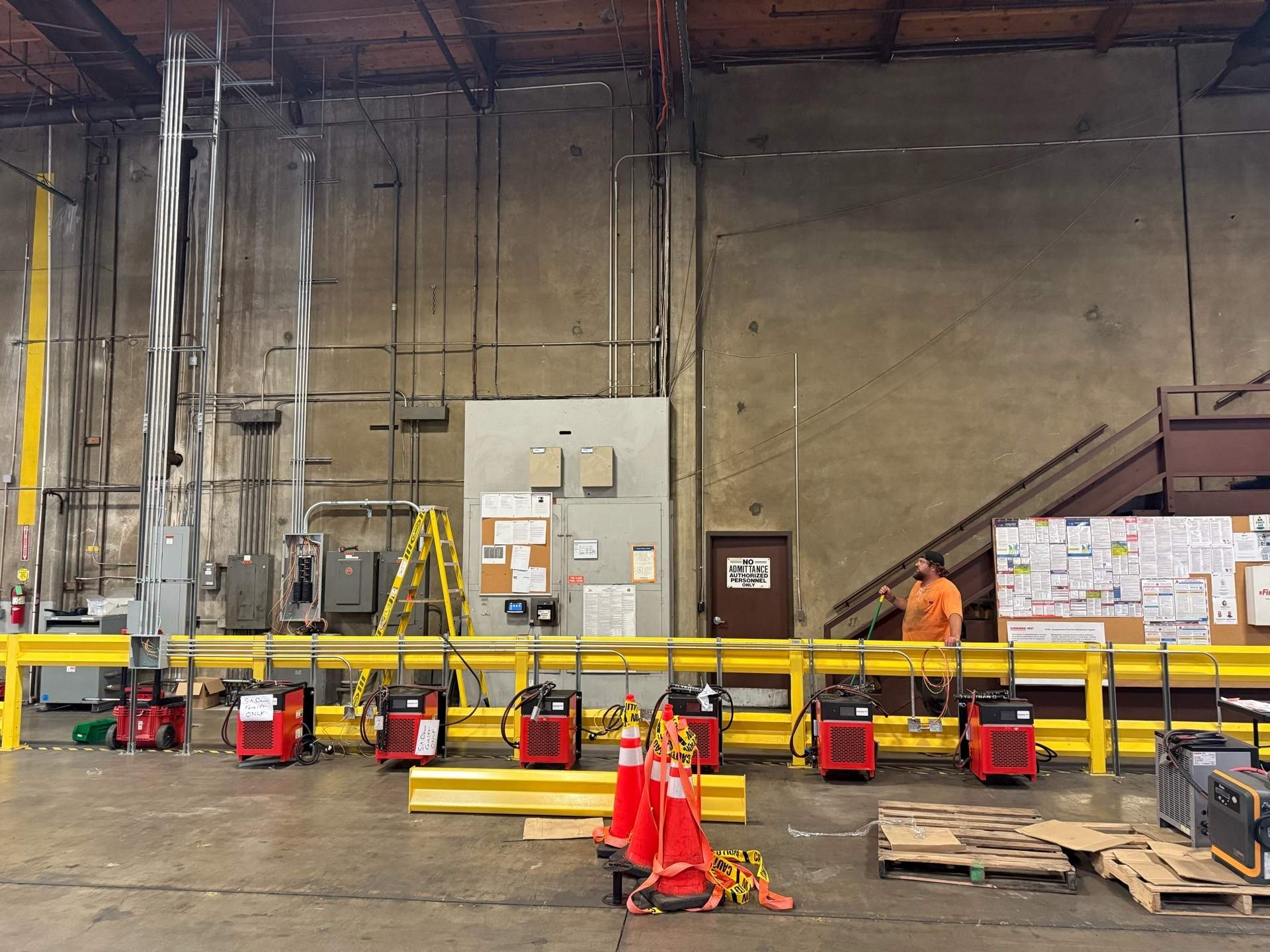 Forklift Charging Stations & LED Lighting Upgrade – Chemical Storage Facility, Santa Fe Springs, CA by Ring and Ping Inc.