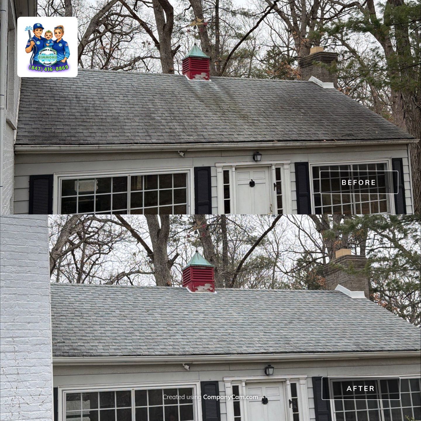 Project in Mundelein by Simmons Power & Soft Washing