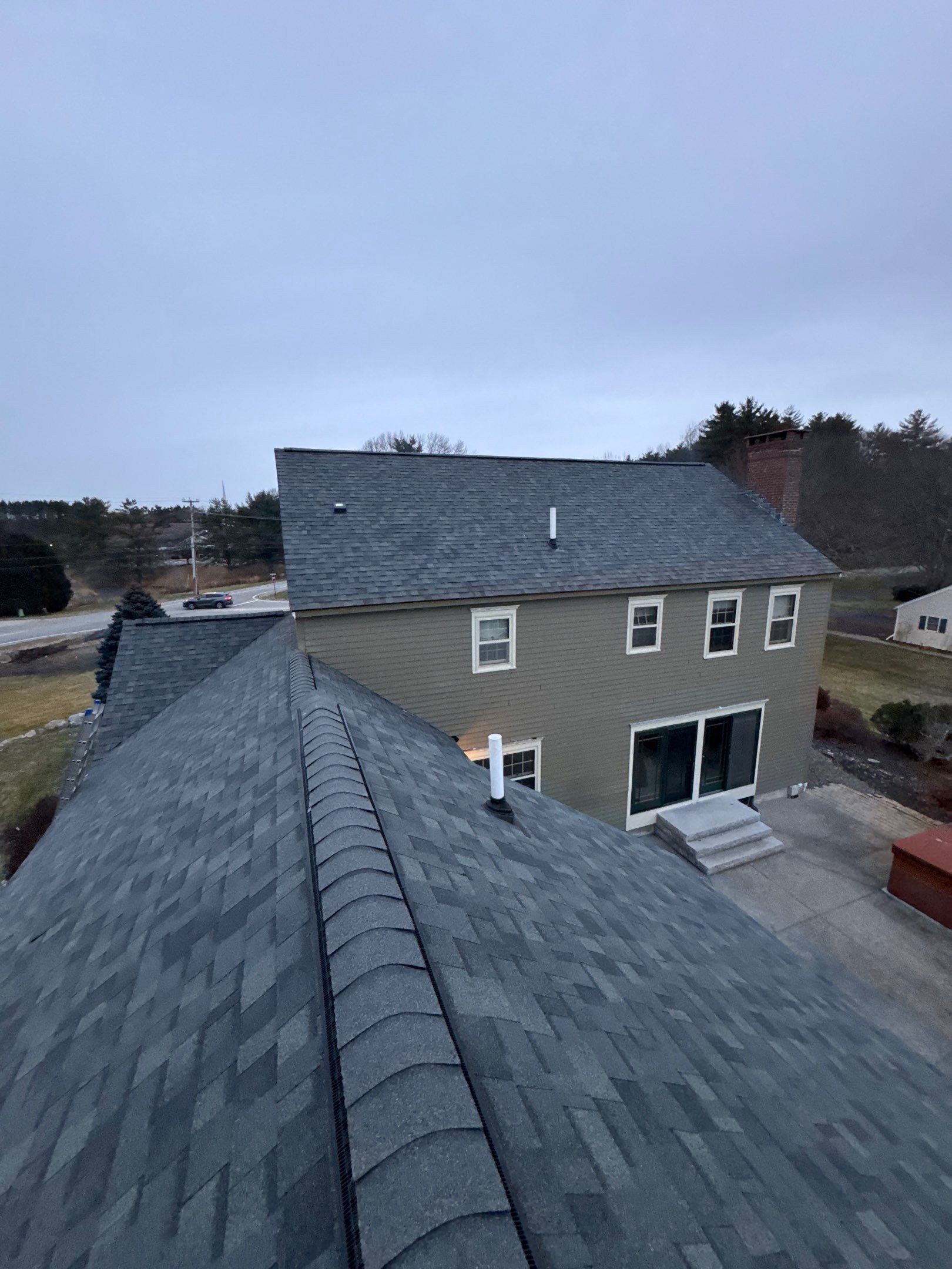 One-Day Winter Roof Replacement in Exeter, NH by Compass exteriors