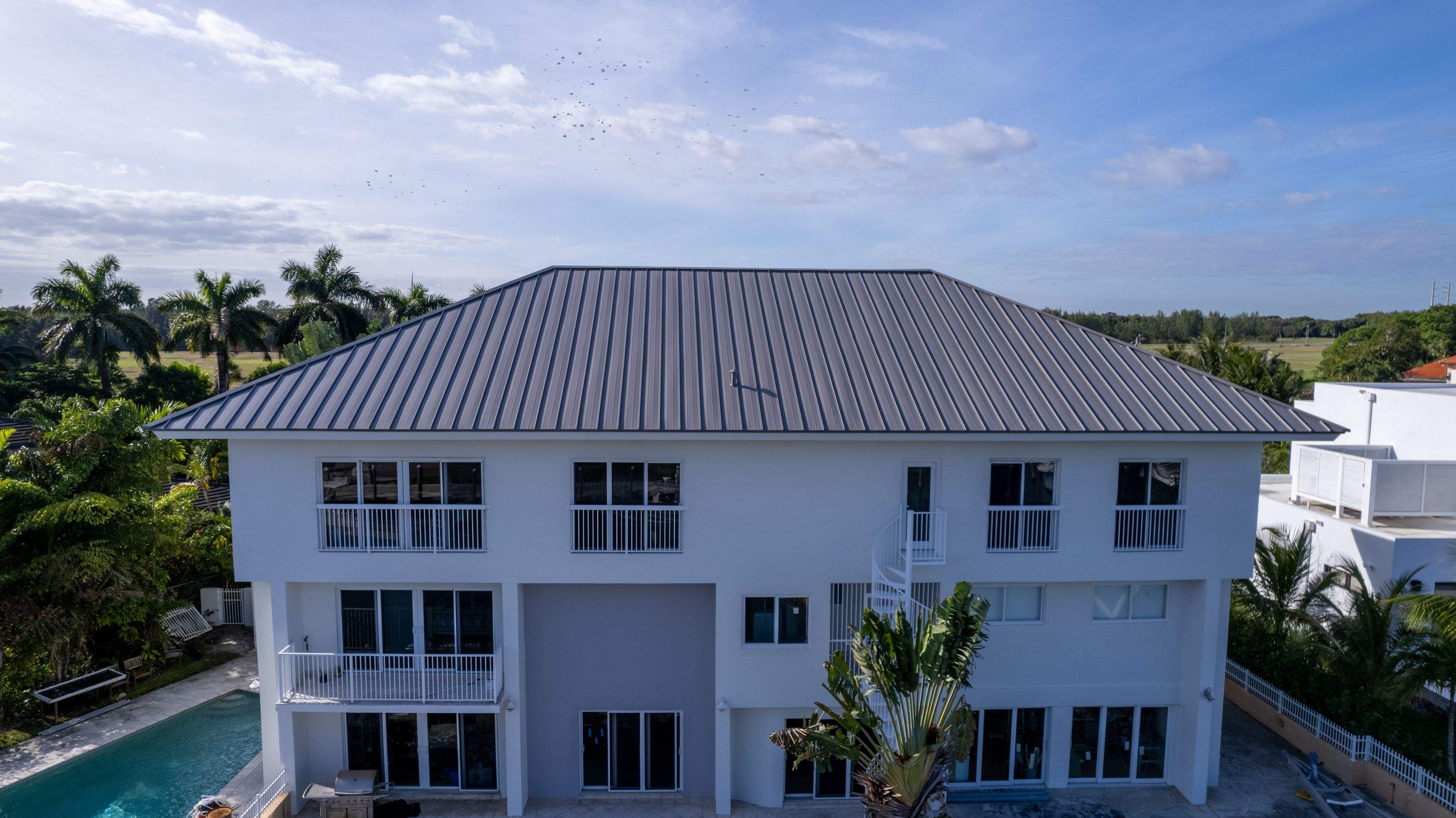 Metal Roof - Aluminum - Slate Gray by Istueta Roofing