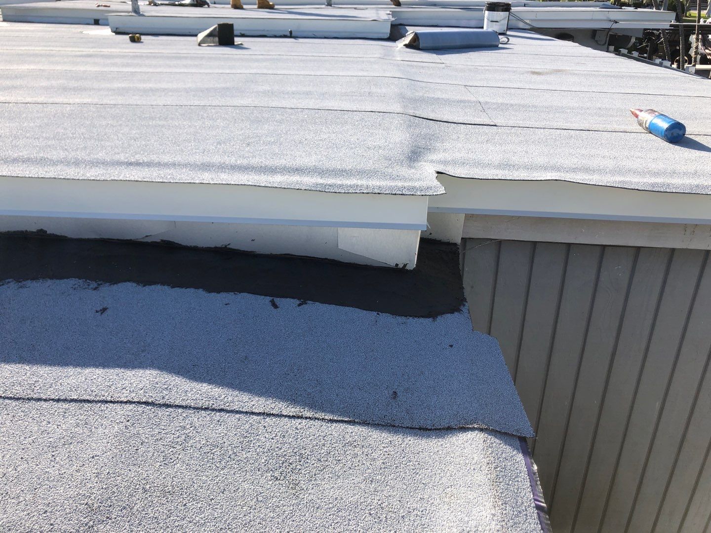 Residential Re-Roof using Polyglass Self-Adhered Flat Deck by First Due Roofing