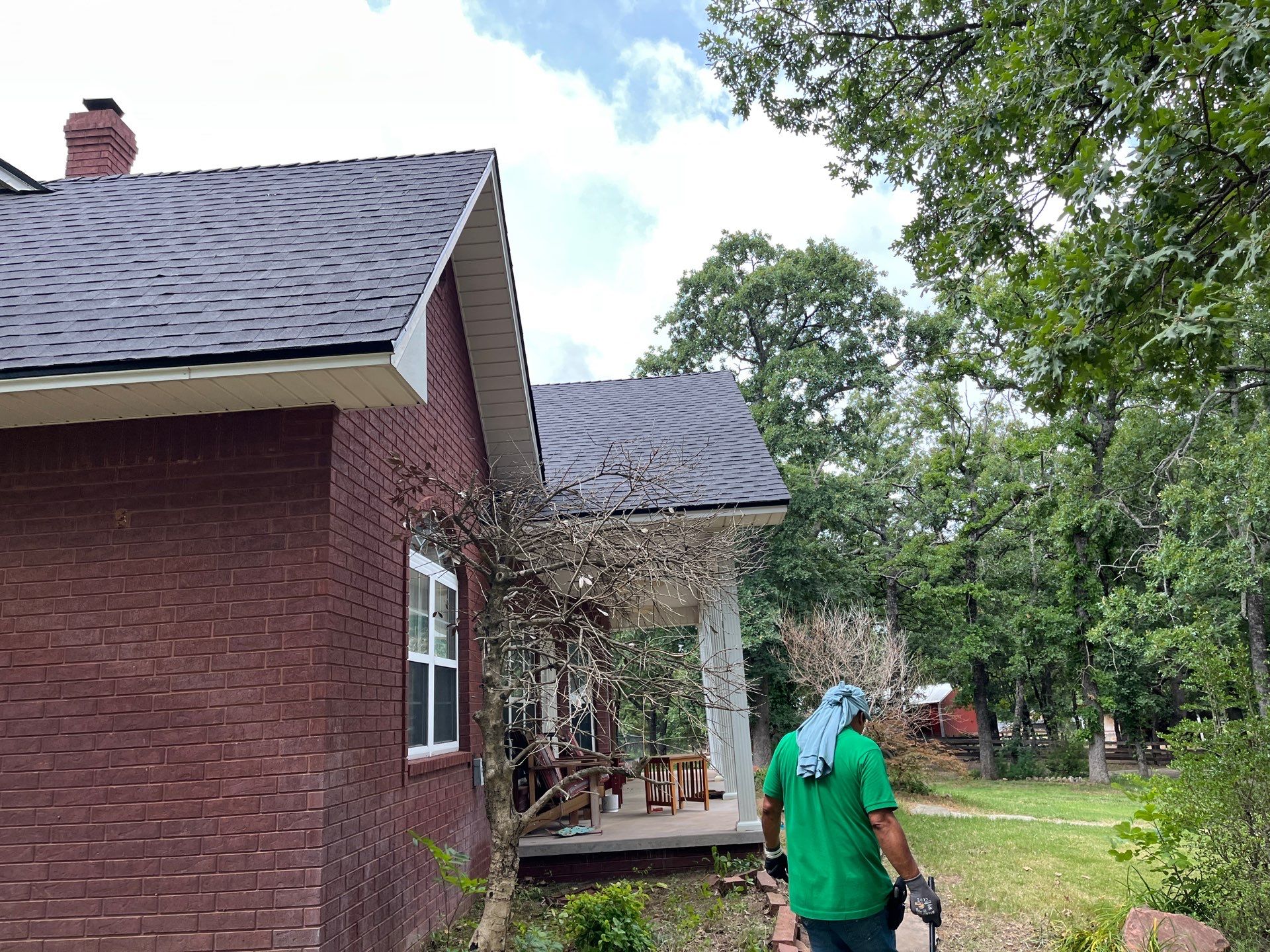 GAF Timberline Roof Replacement in Wynnewood, Oklahoma by BANA Roofing and Solar Supply