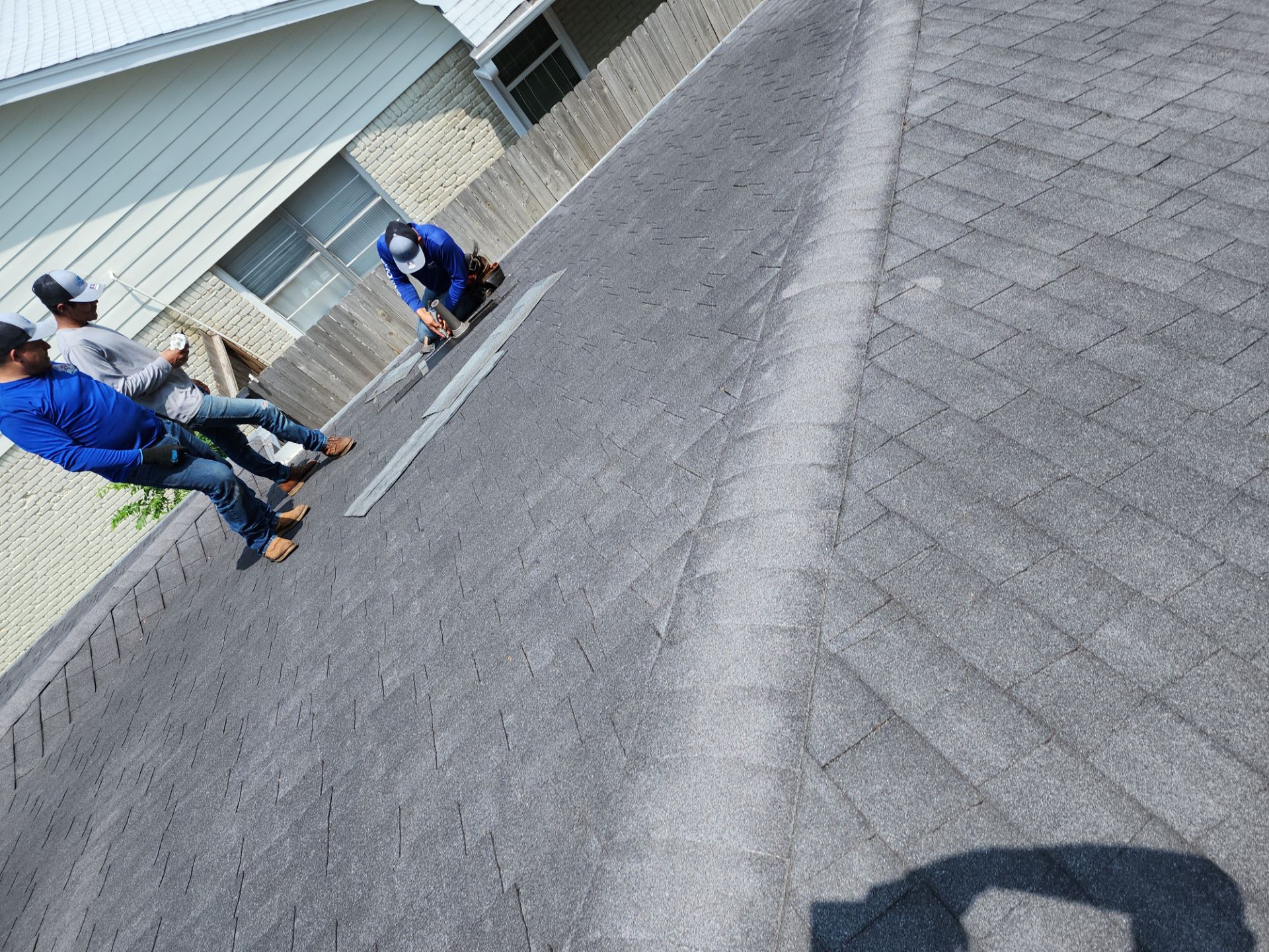 Hail Damage using Owen's Corning Duration (Lifetime) Shingles by Roof Repair Company