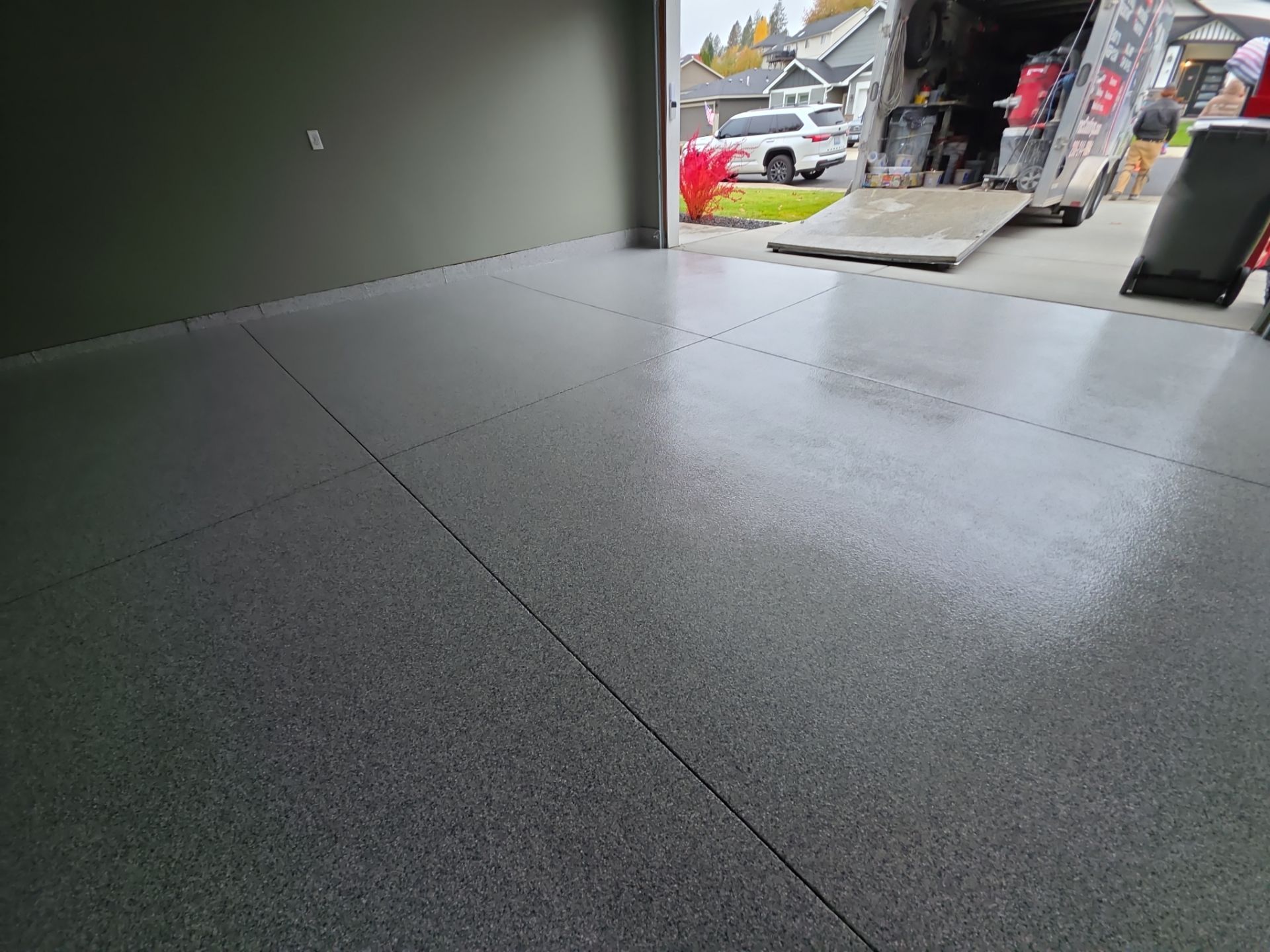 Garage Transformation using Tidal Wave by Croc Coatings, LLC