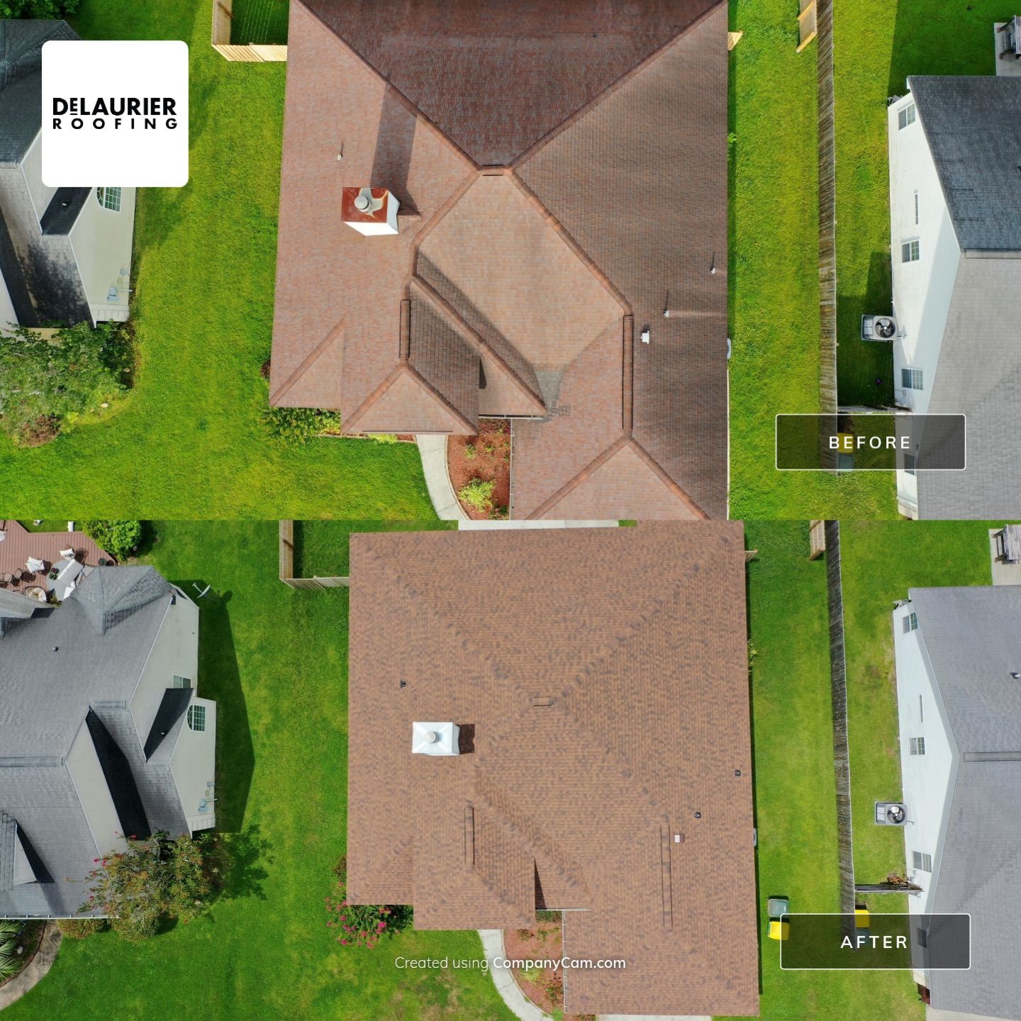 Residential Roofing Installation using Atlas Pinnacle Pristine - Burnt Hickory by Rainstoppers Roofing