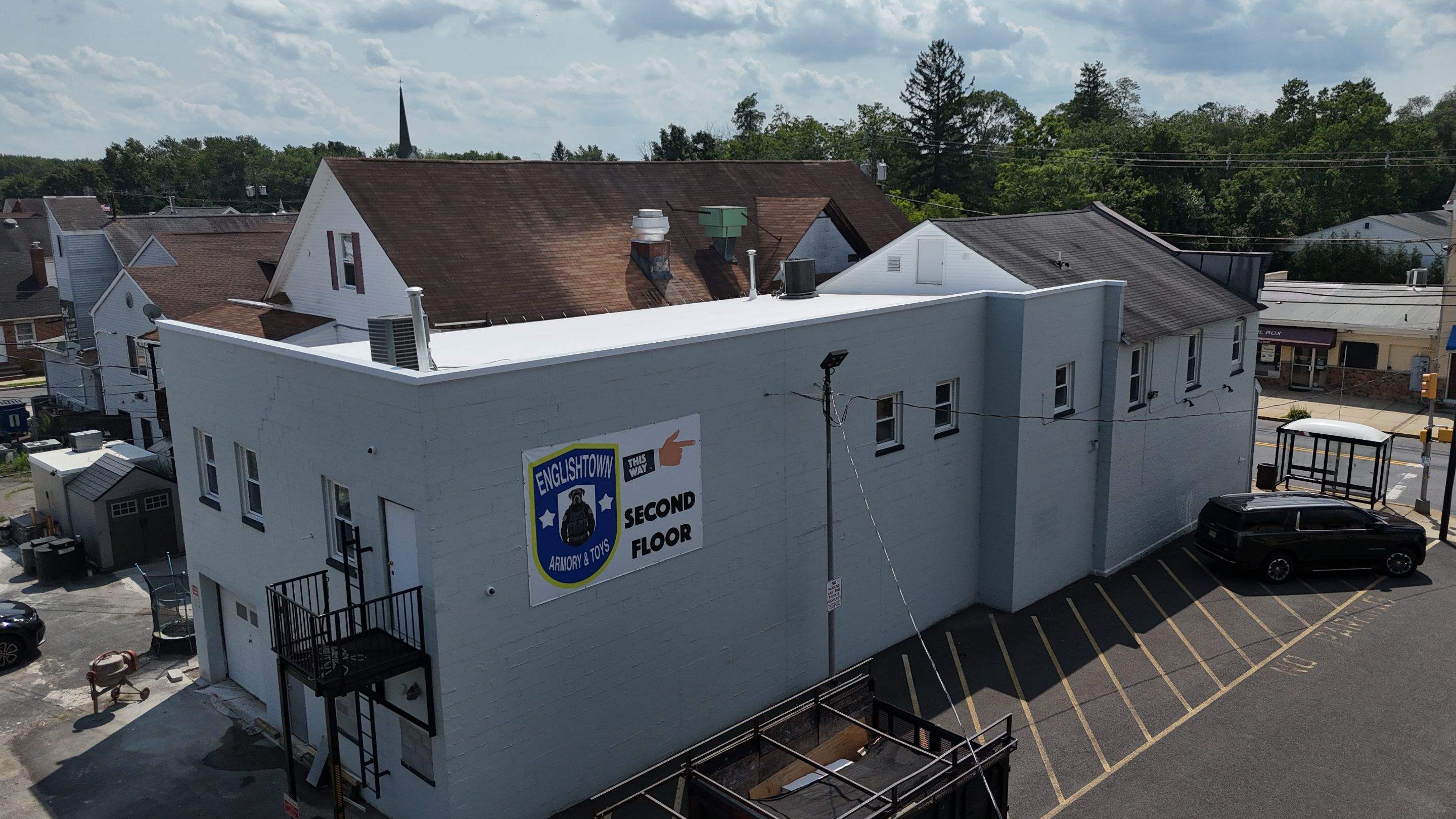 Flat Roof Project in Englishtown, NJ by All State Home Improvement Inc.
