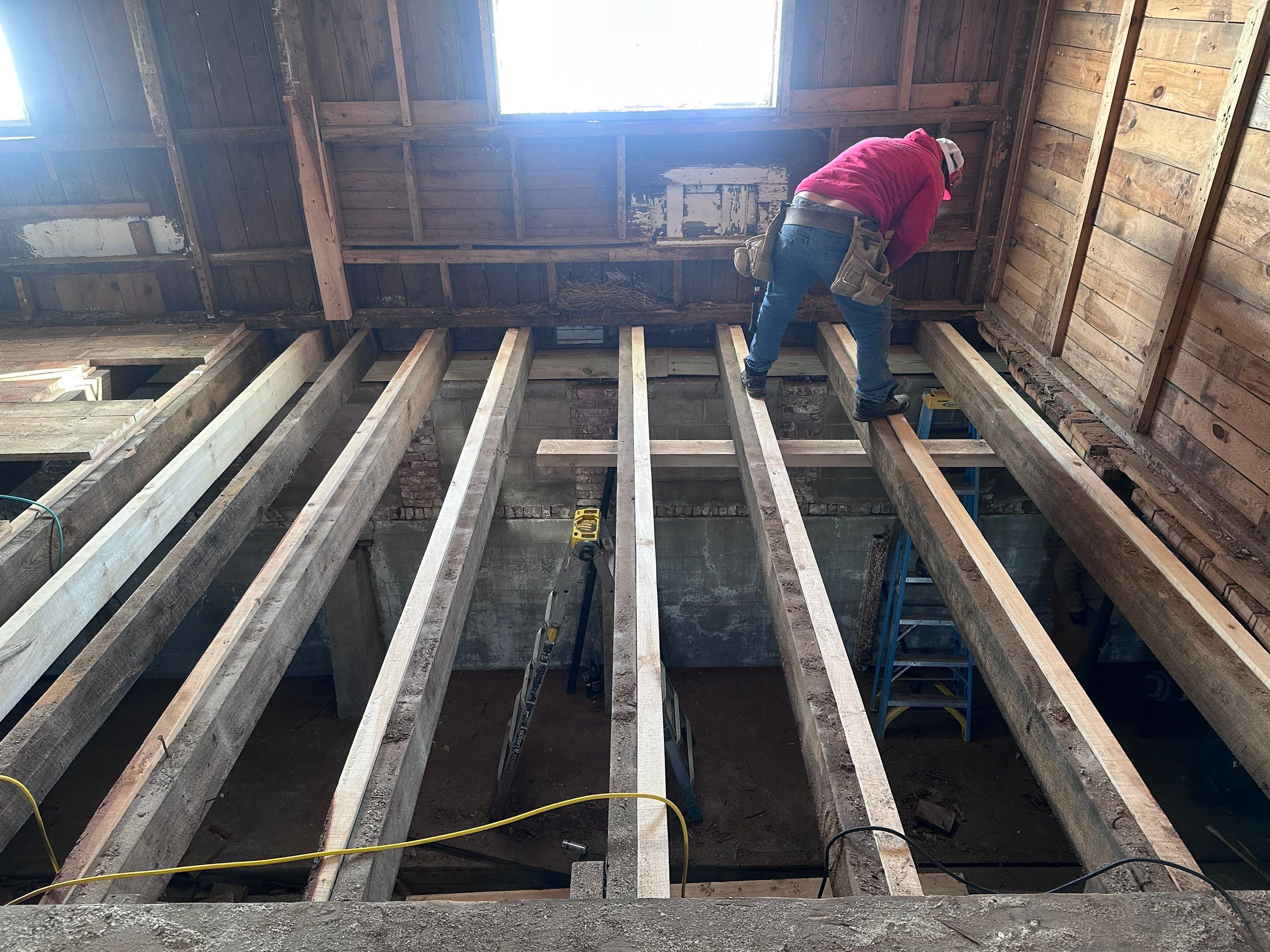 Barn Restoration and Board-and-Batten Siding Installation in Hansons Ridge by B's Roofing & Construction LLC
