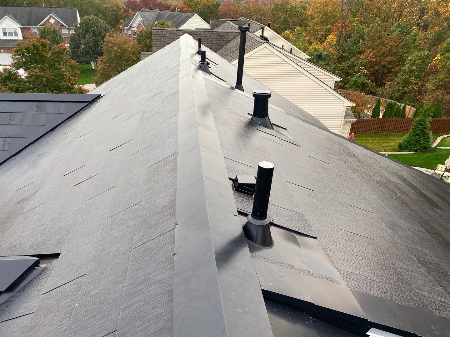 Tesla Solar Roof Installation by American Home Contractors