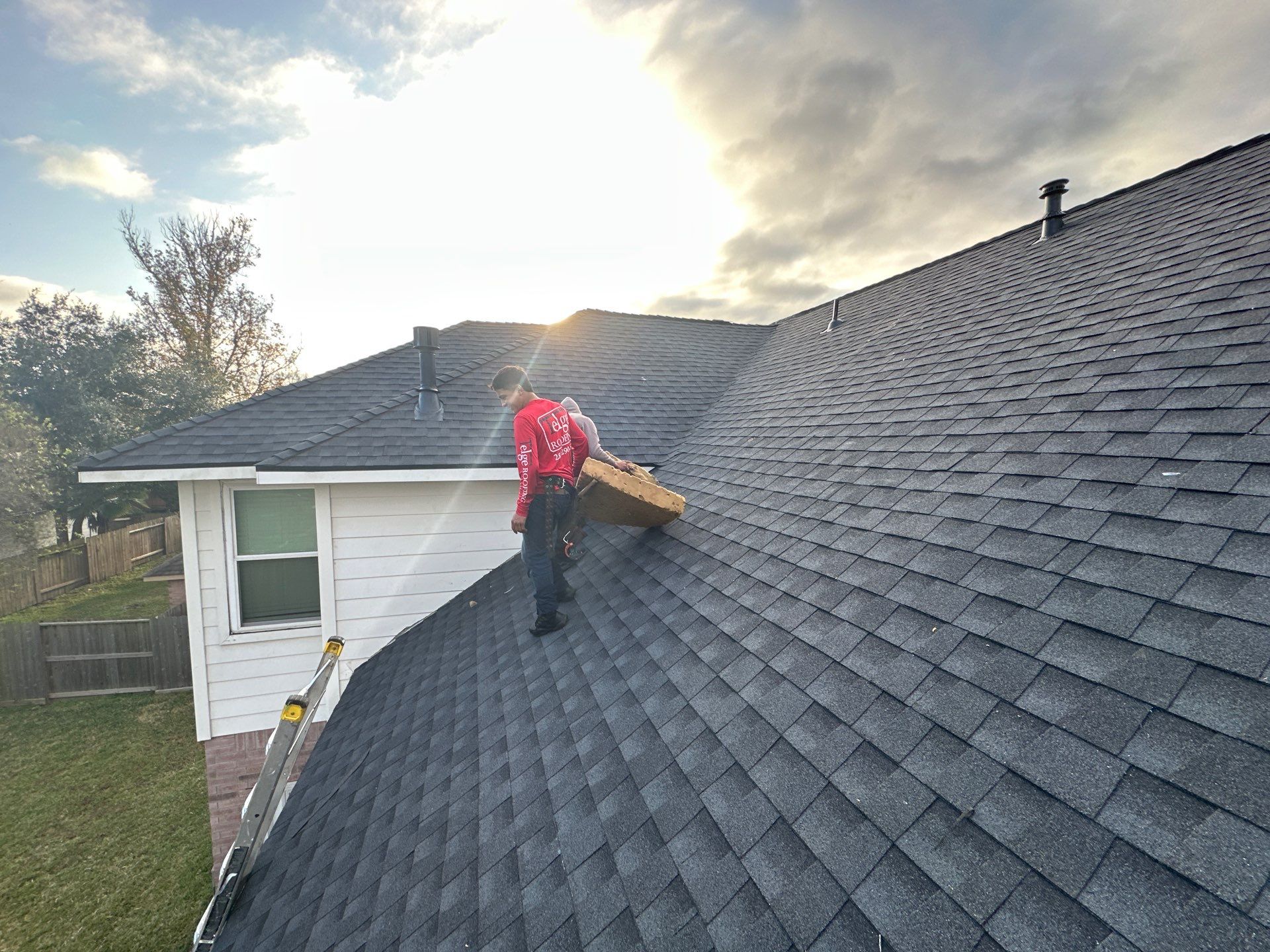 GAF HDZ CHARCOAL W/ PREMIUM RIDGE Z by Motion Roofing