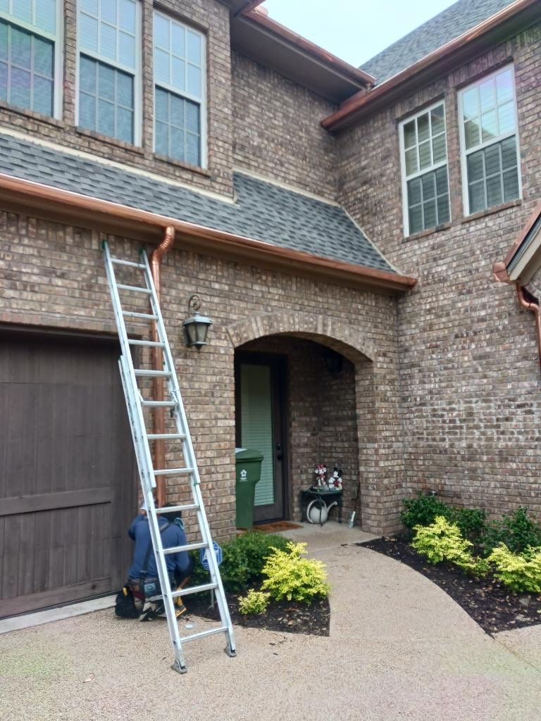 Beautiful Estate Remodel - Roof, Copper Gutters, Exterior Stain, Siding Replacement by First United Roofing & Construction