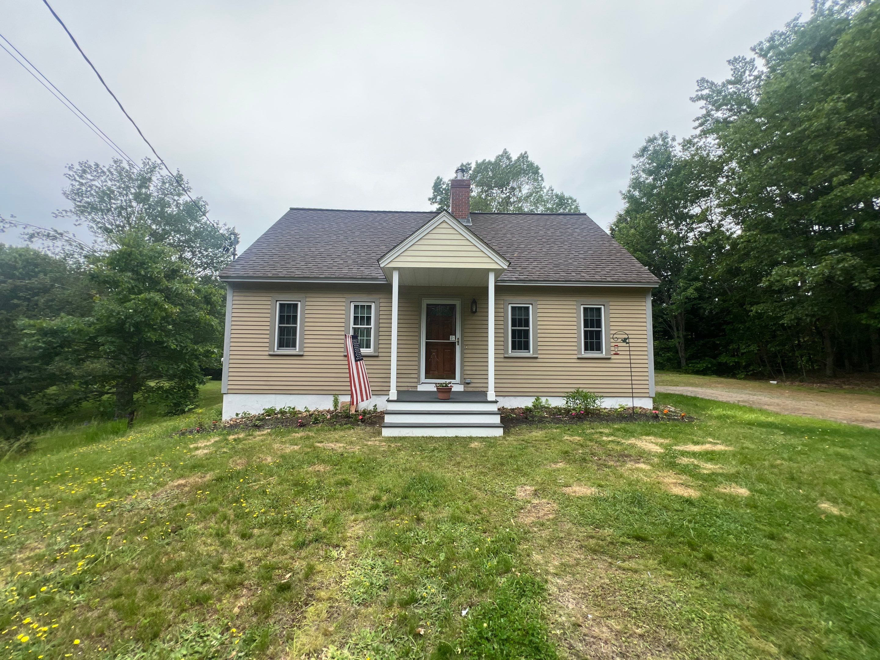 New Front Entrance Overhang - North Berwick Maine by Tall pine roofing