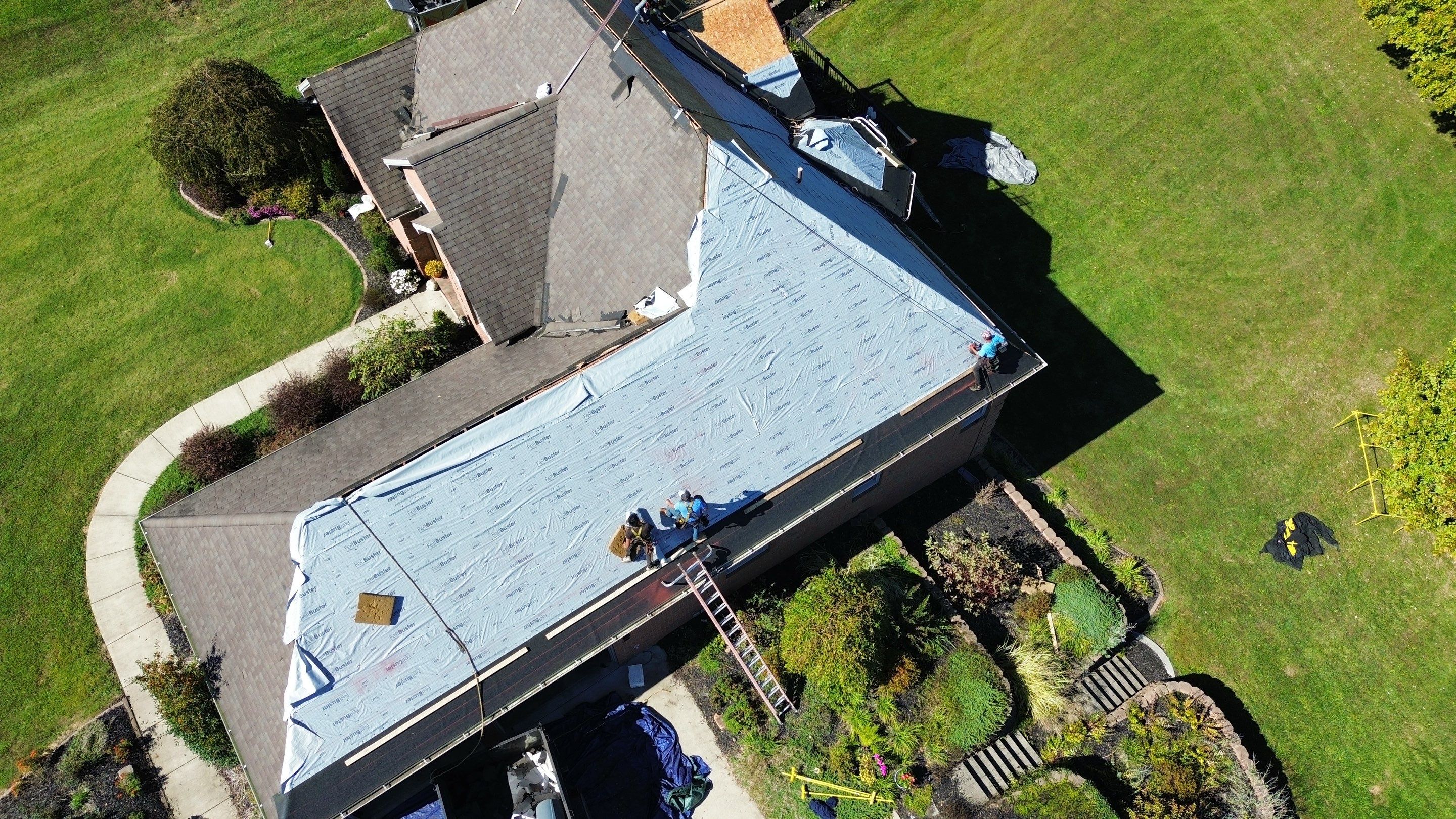 Residential Roofing Installation using Timberline HDZ Shingles - Appalachian Sky by RoofX 