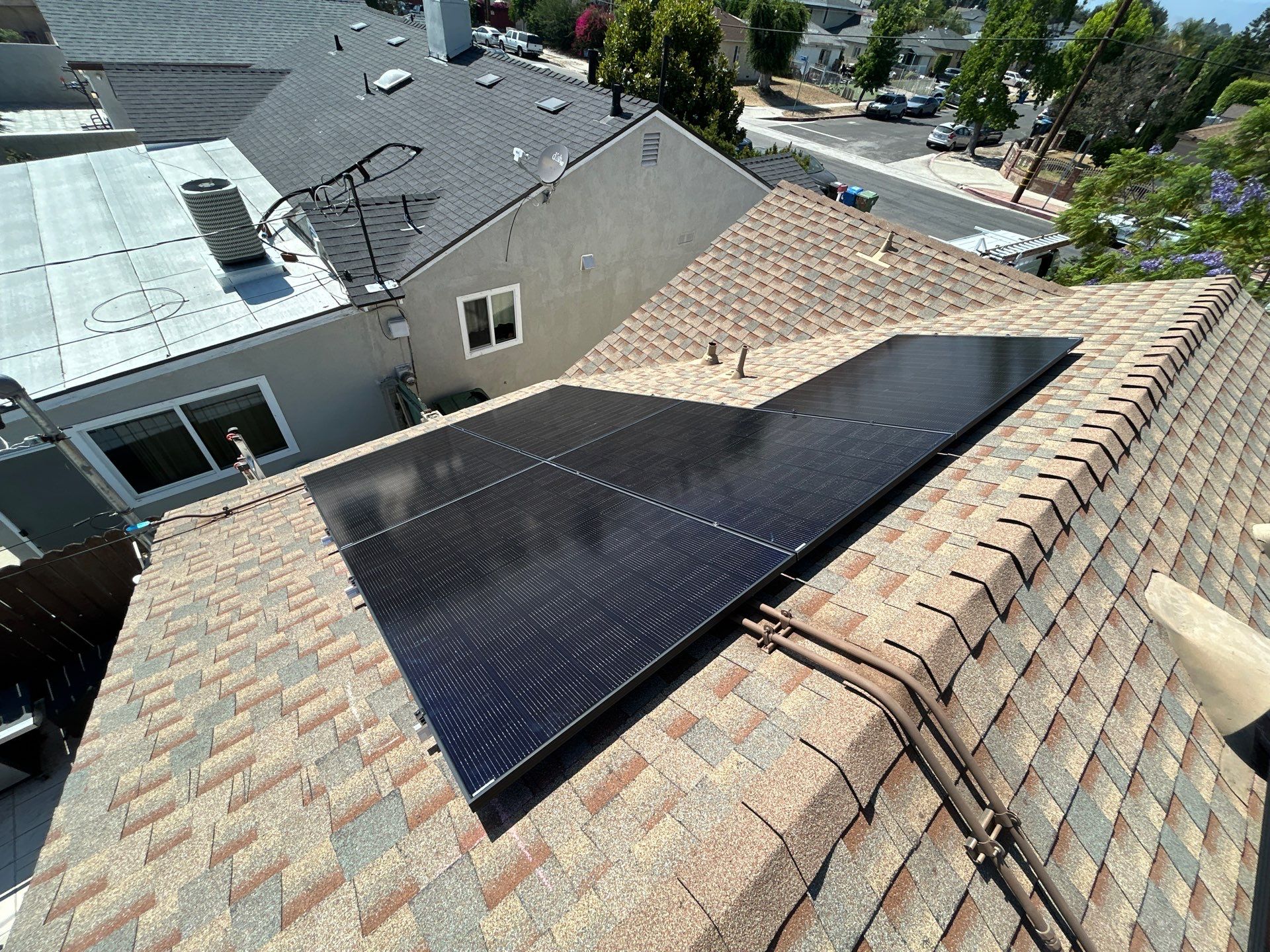 Solar System Installation on Los Angeles Residential Property by AWS Solar