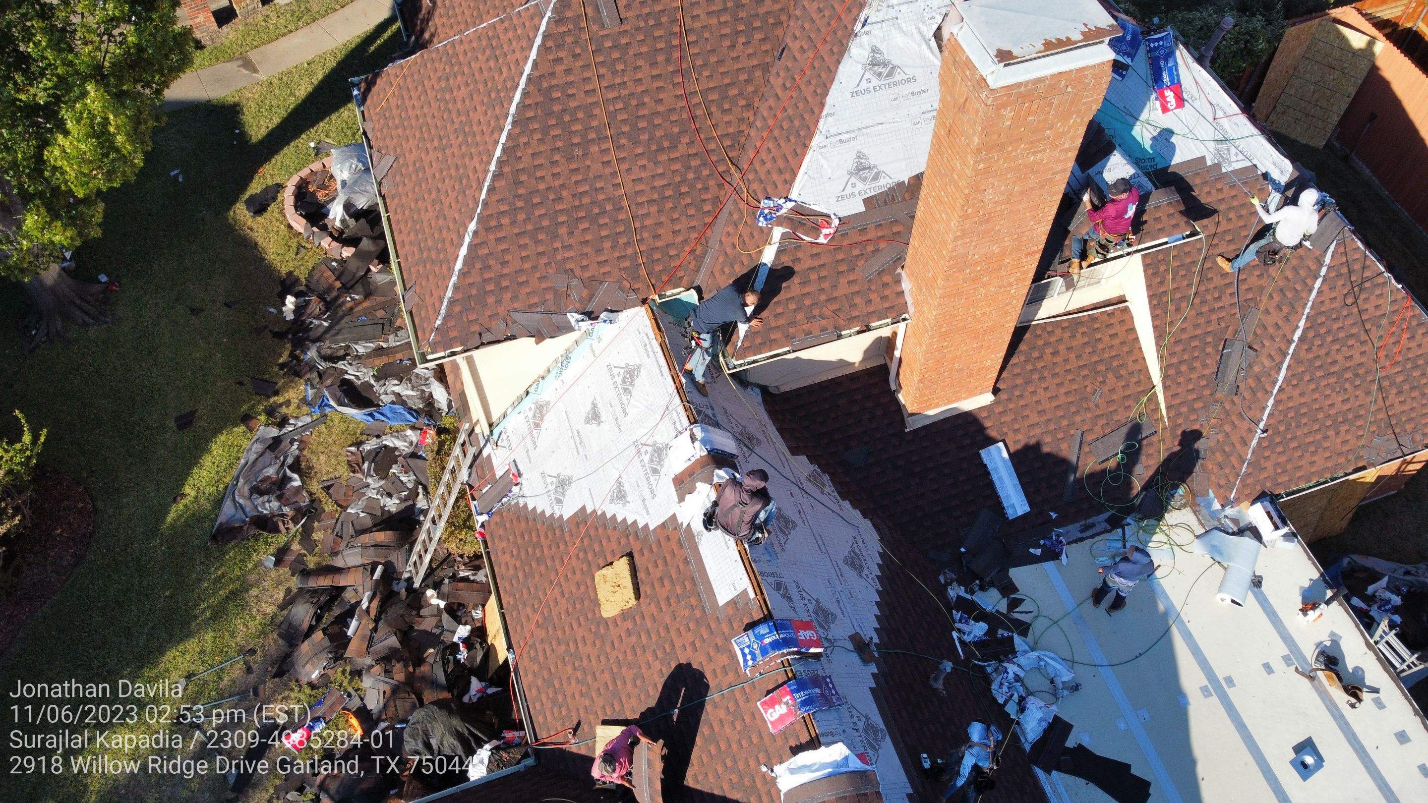 Project in Garland  by Zeus Exteriors