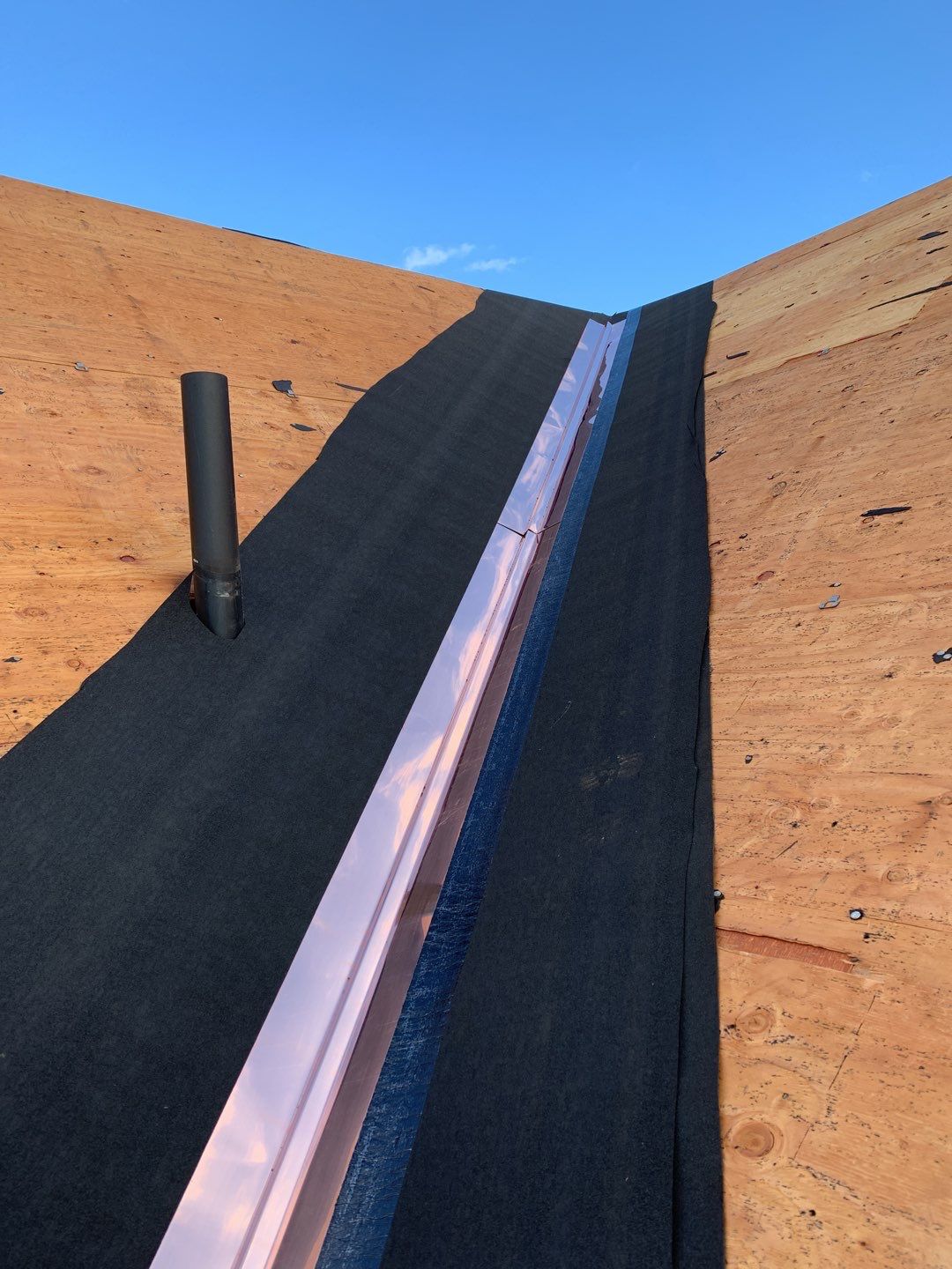 Commercial Roofing Installation using Owens Corning TruDefinition driftwood by A Plus Exterior