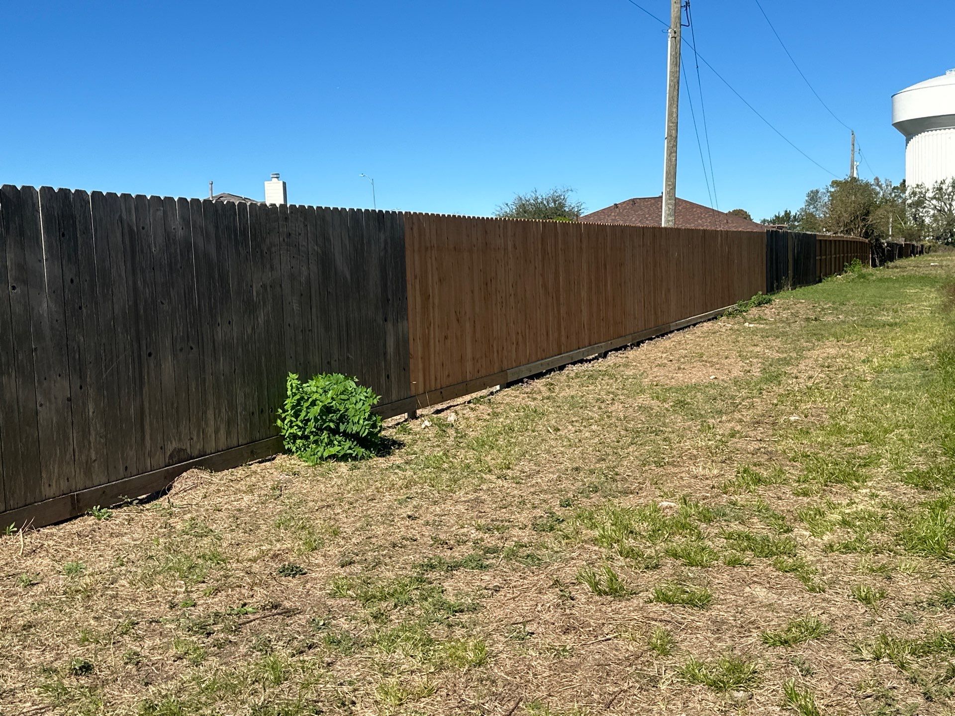 Premium Commercial Fence Installation with Western Red Cedar Pickets, 3 Rails, and Deluxe Wood Gates" by Tim's Fences