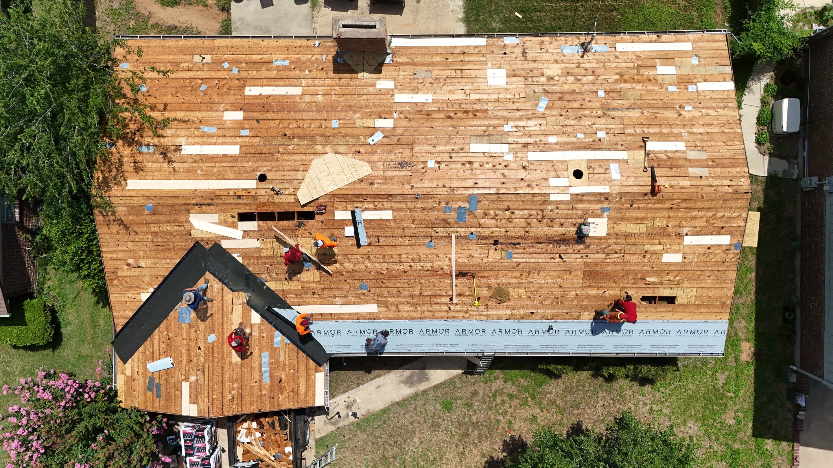 Full Roof Replacement and Decking Repair in Hurst, Texas by Armor Roofing | Exteriors