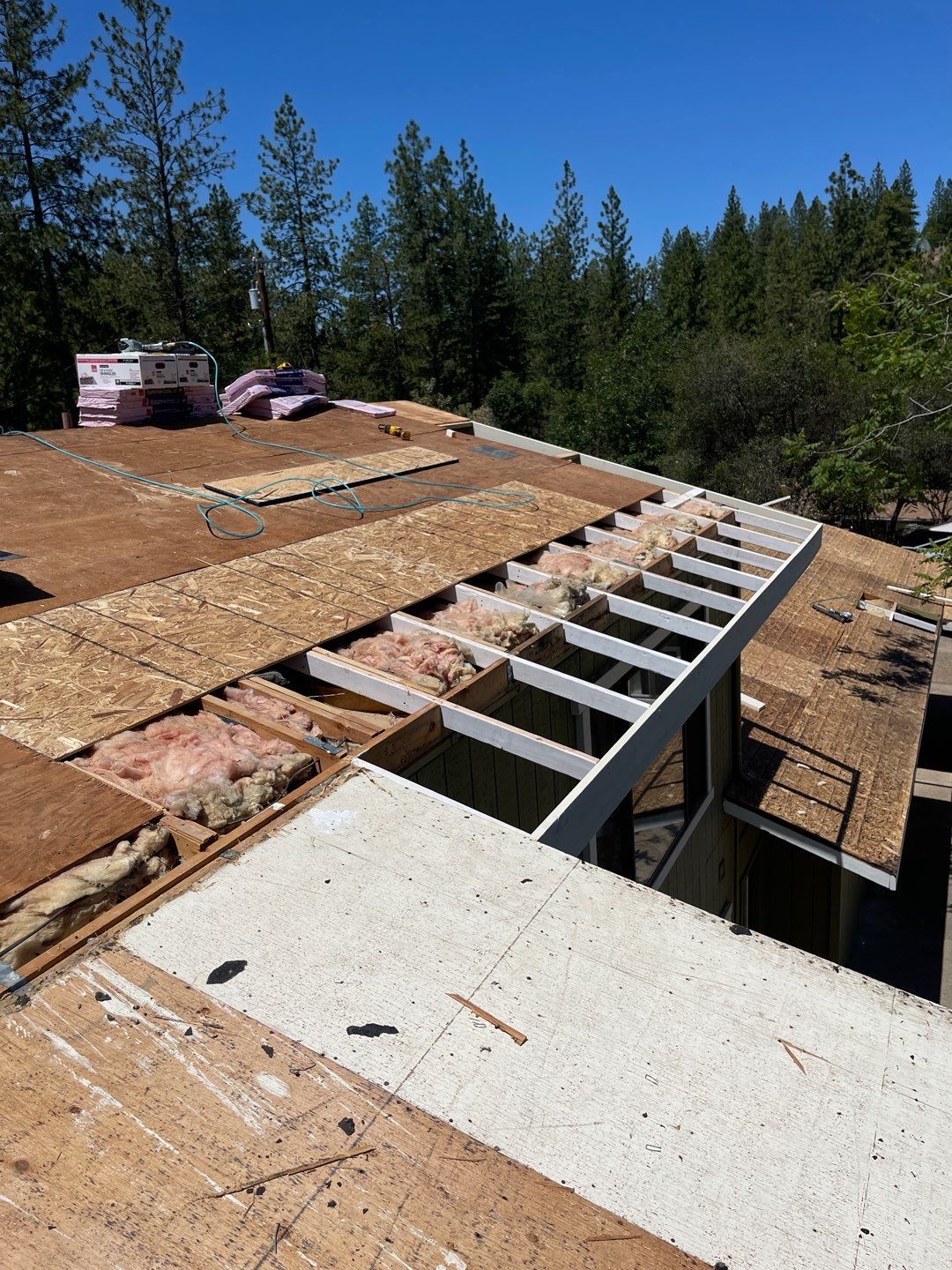 Residential Roofing Installation using Owens Corning Roofing Shingles by Byers Enterprises 