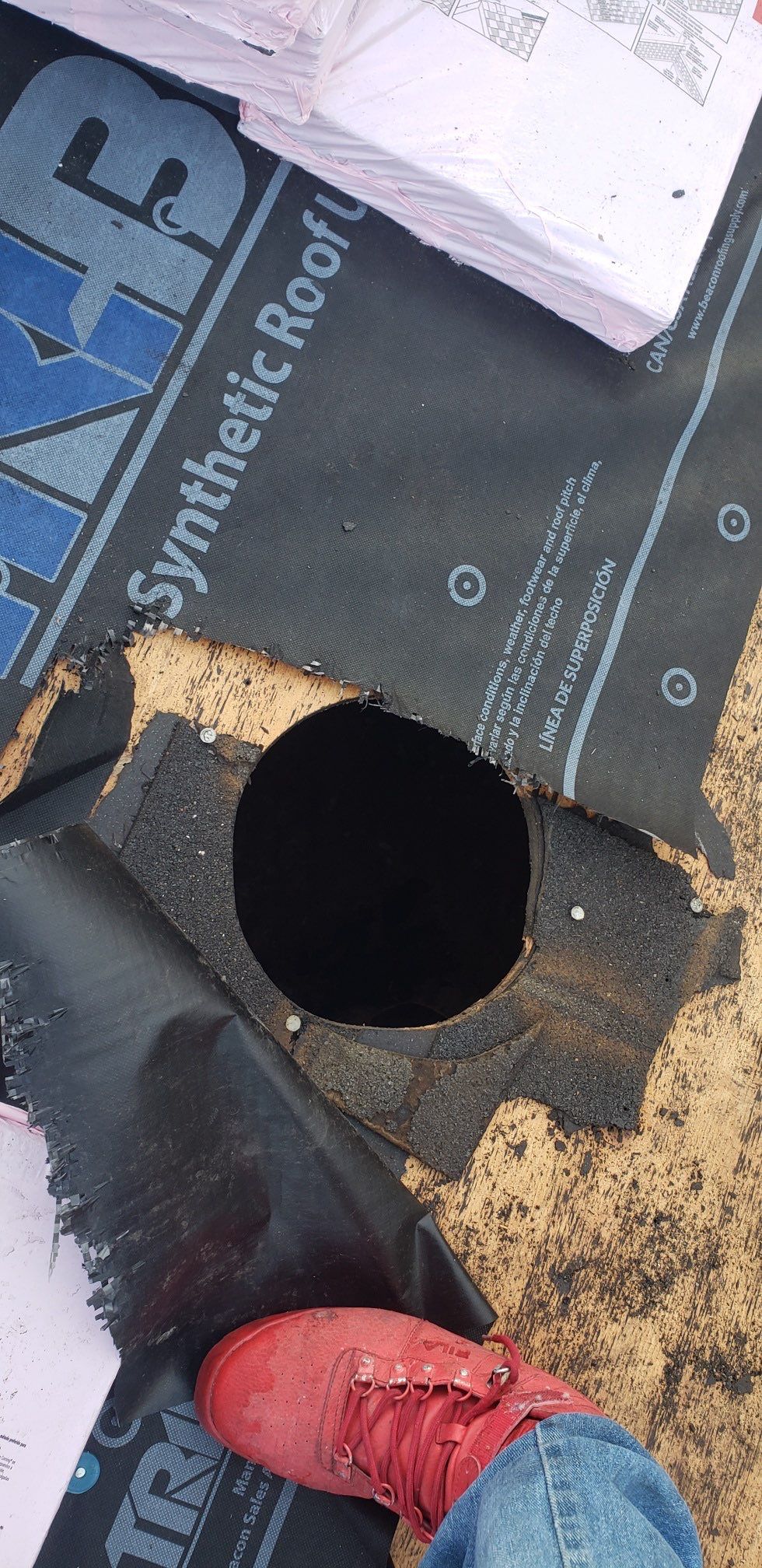 Boise single level low pitched roofing installation using Owens Corning in Teak by ID Roofing LLC