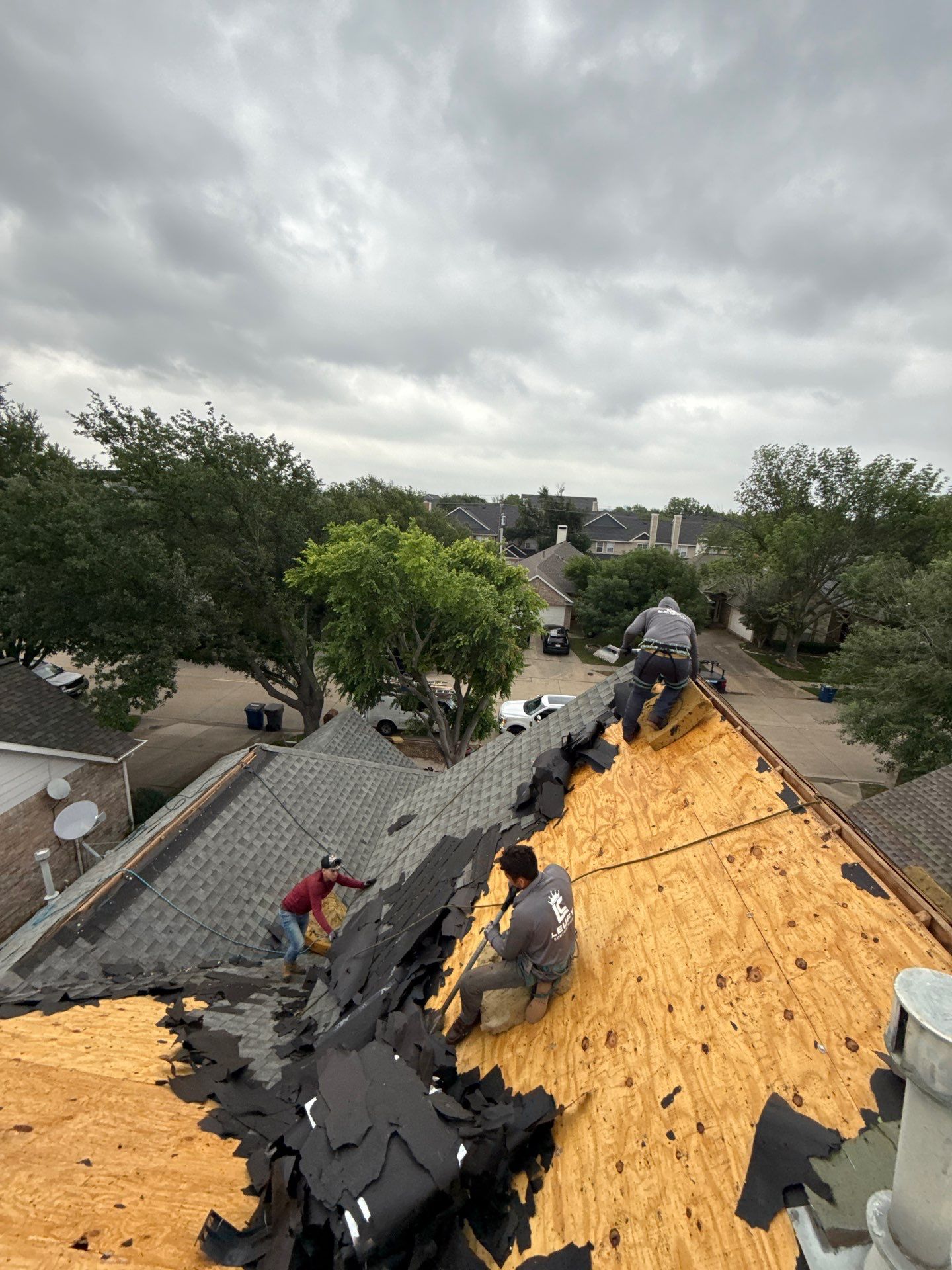 Residential Roof Replacement using GAF HDZ - Weathered Wood by Elite Roofing LLC