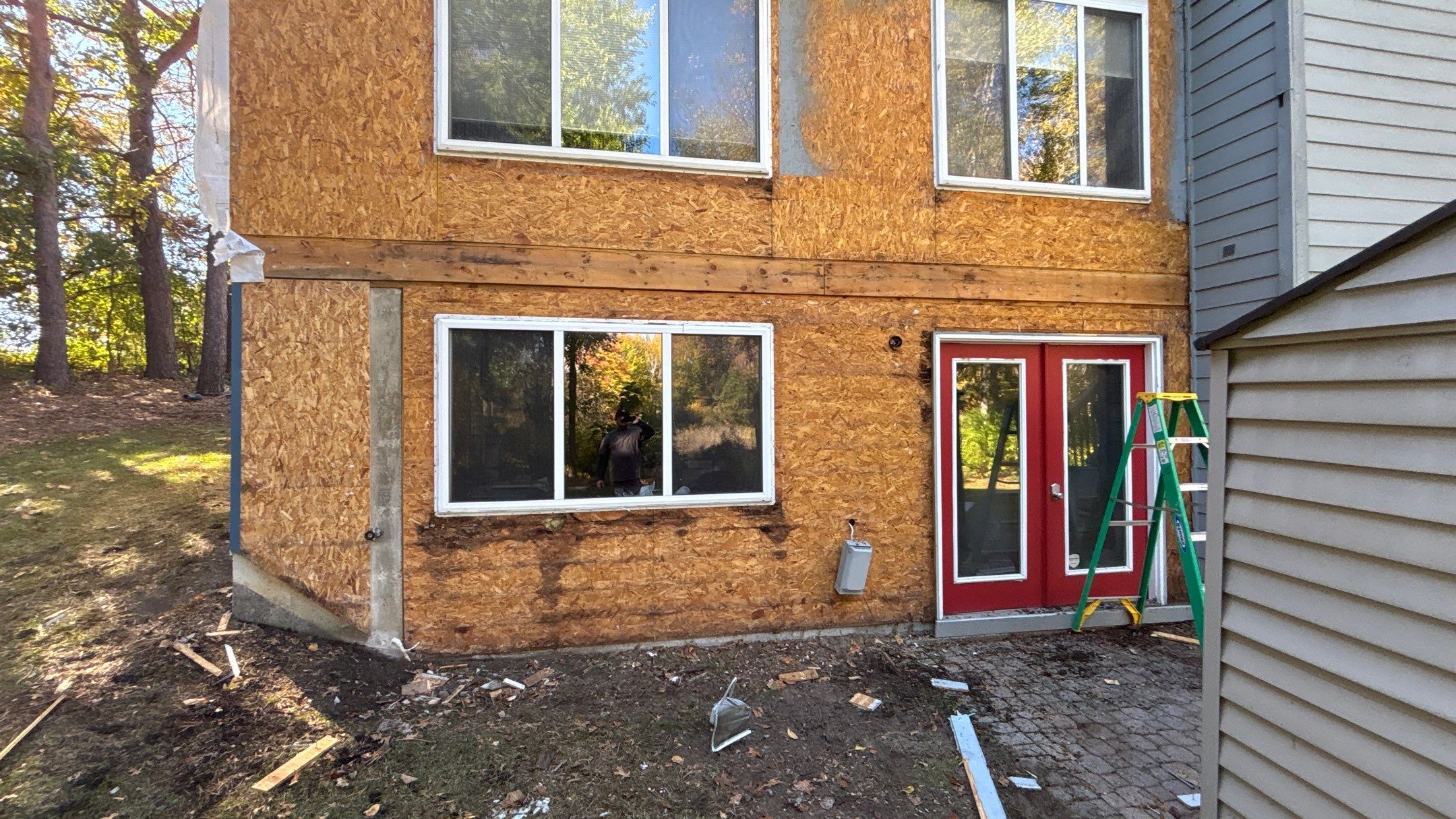 Siding Replacement using Ascend Laguna Blue by 180 Contractors