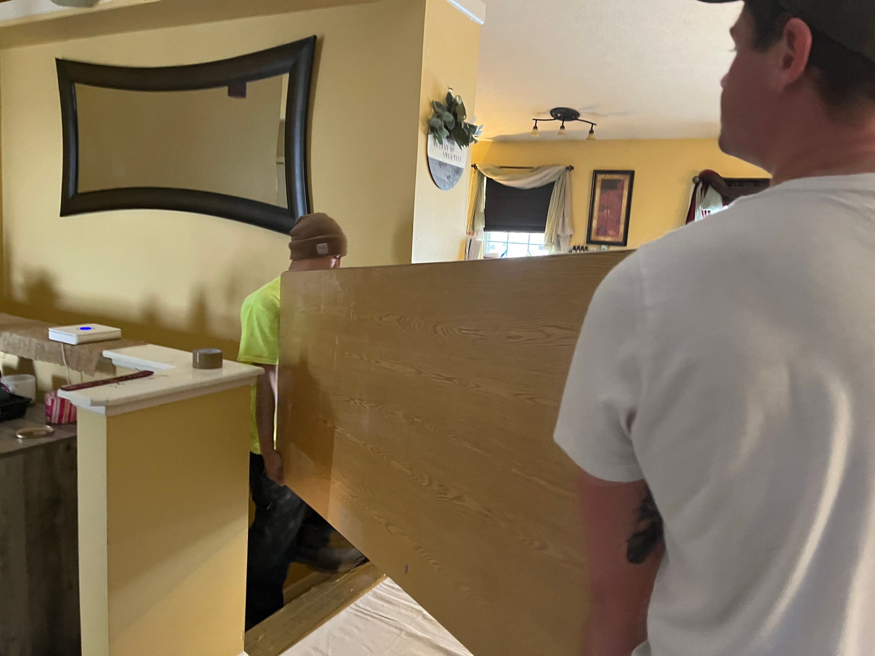 Basement Pipe Burst Emergency Mitigation Demo and Dry Down using Dehumidifiers and Air Movers by Absolute Roofing and Construction