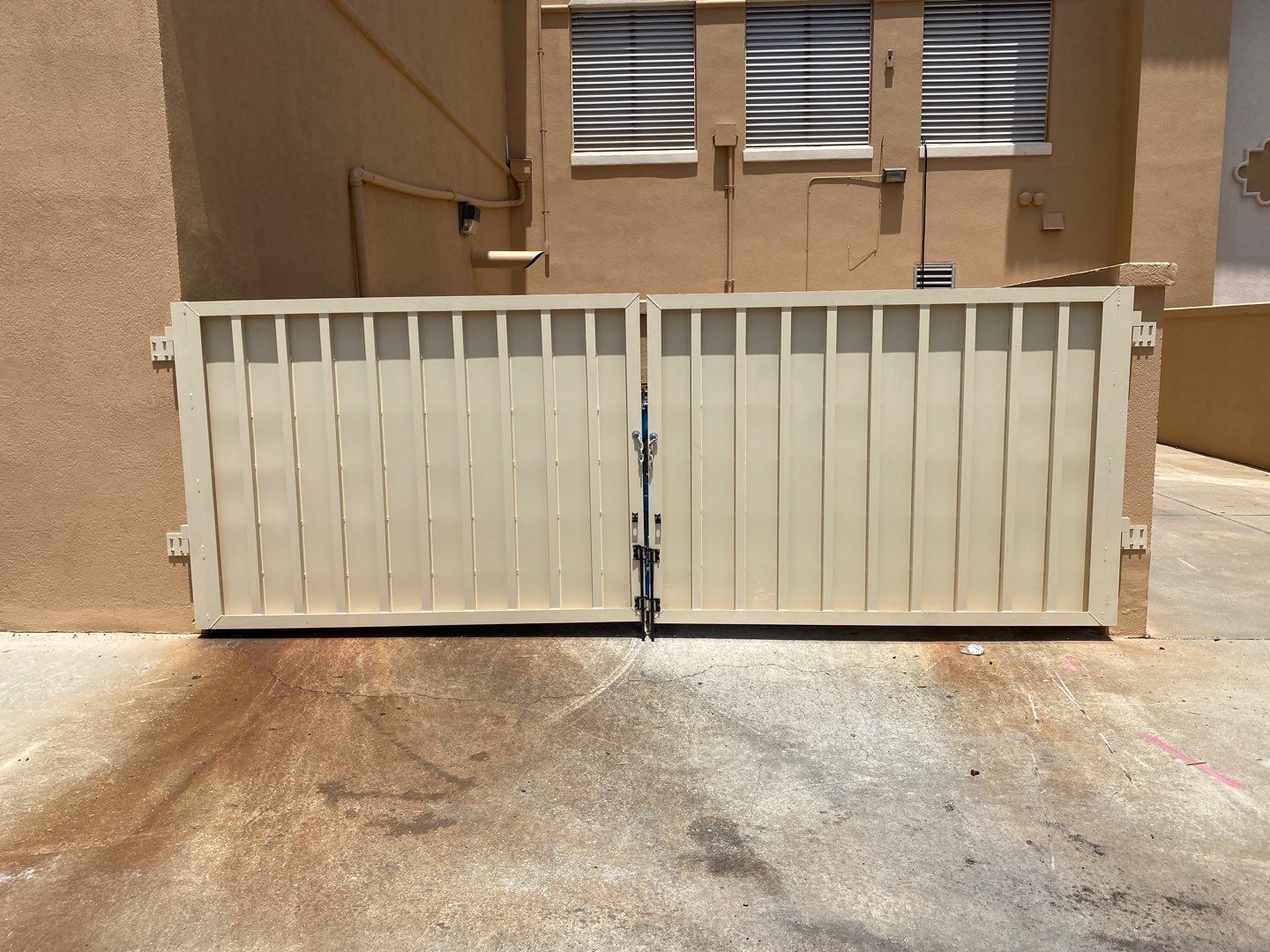 Dumpster Enclosure install in City of Bradenton by Asap fence and gates, LLC