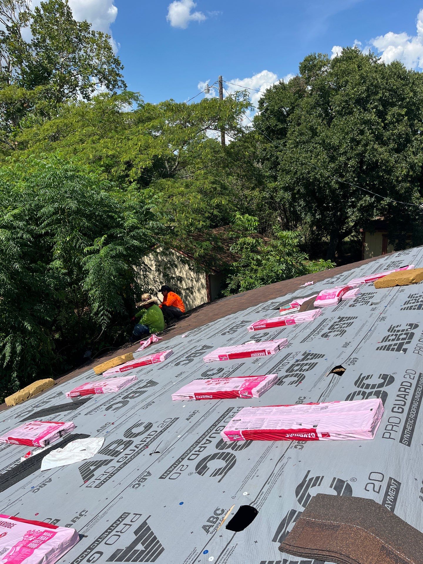 Reroof after a Storm OC Oakridge  by Berry Good Roofing 