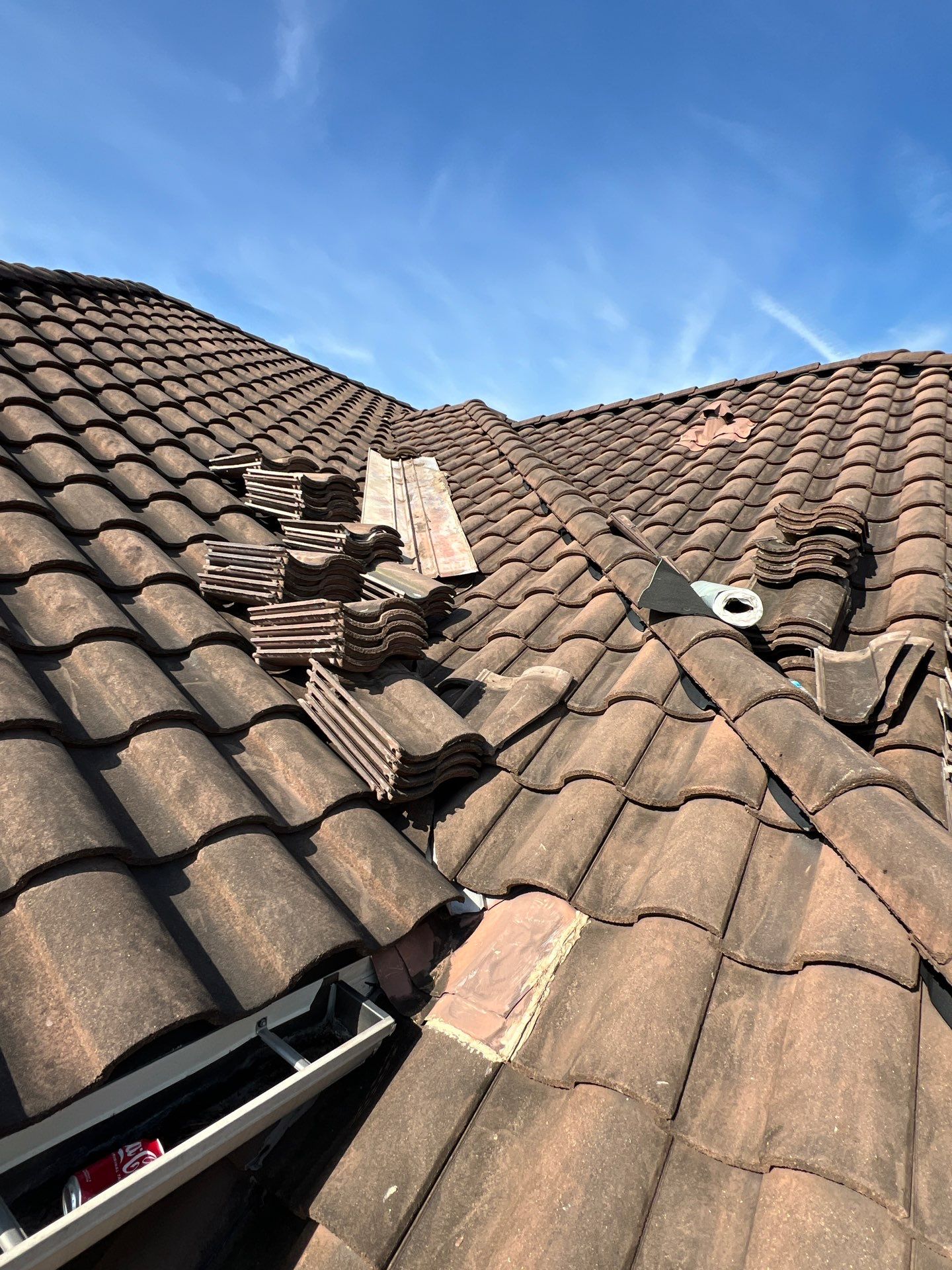 Residential Roofing Repair using tile by Roof Repair Company
