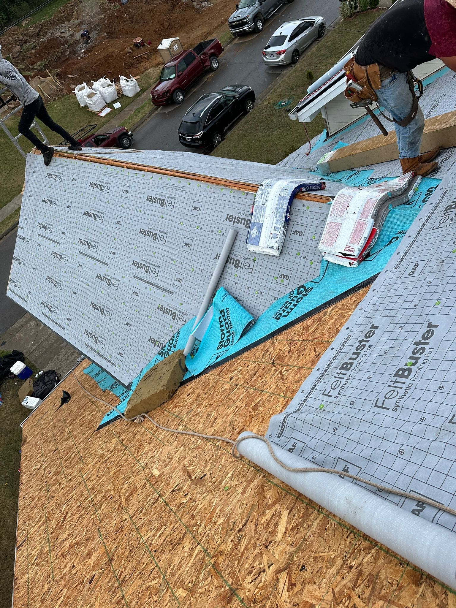 Residential Roofing Installation using GAF HDZ Roofing System  by Undersun Roofing 