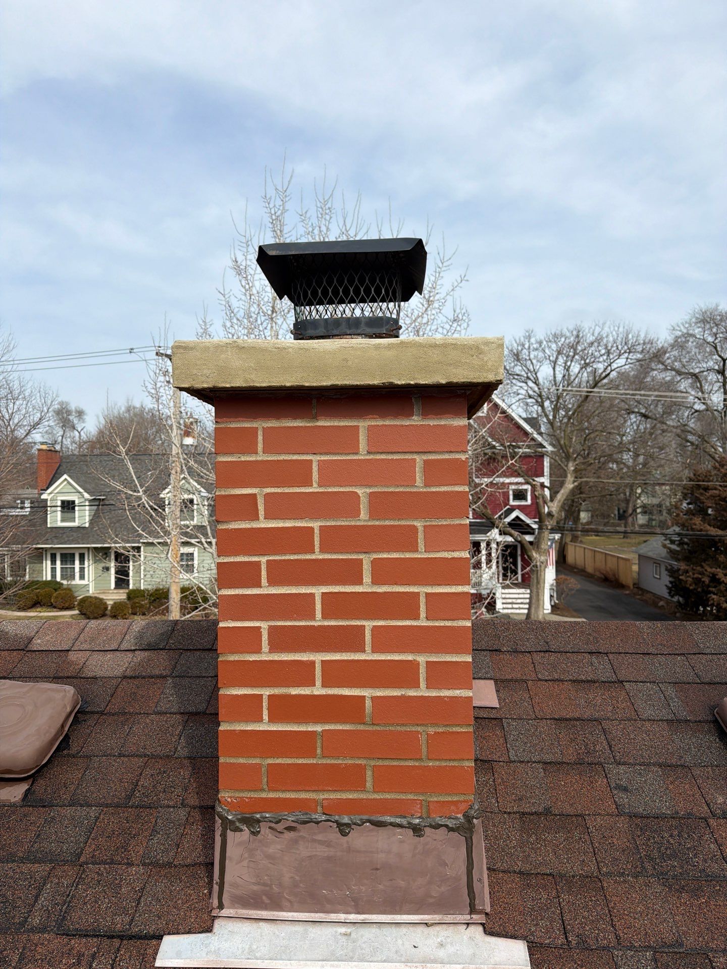 Complete Chimney Tear Down & Rebuild by Leonard and Sons Building Services, Inc. 