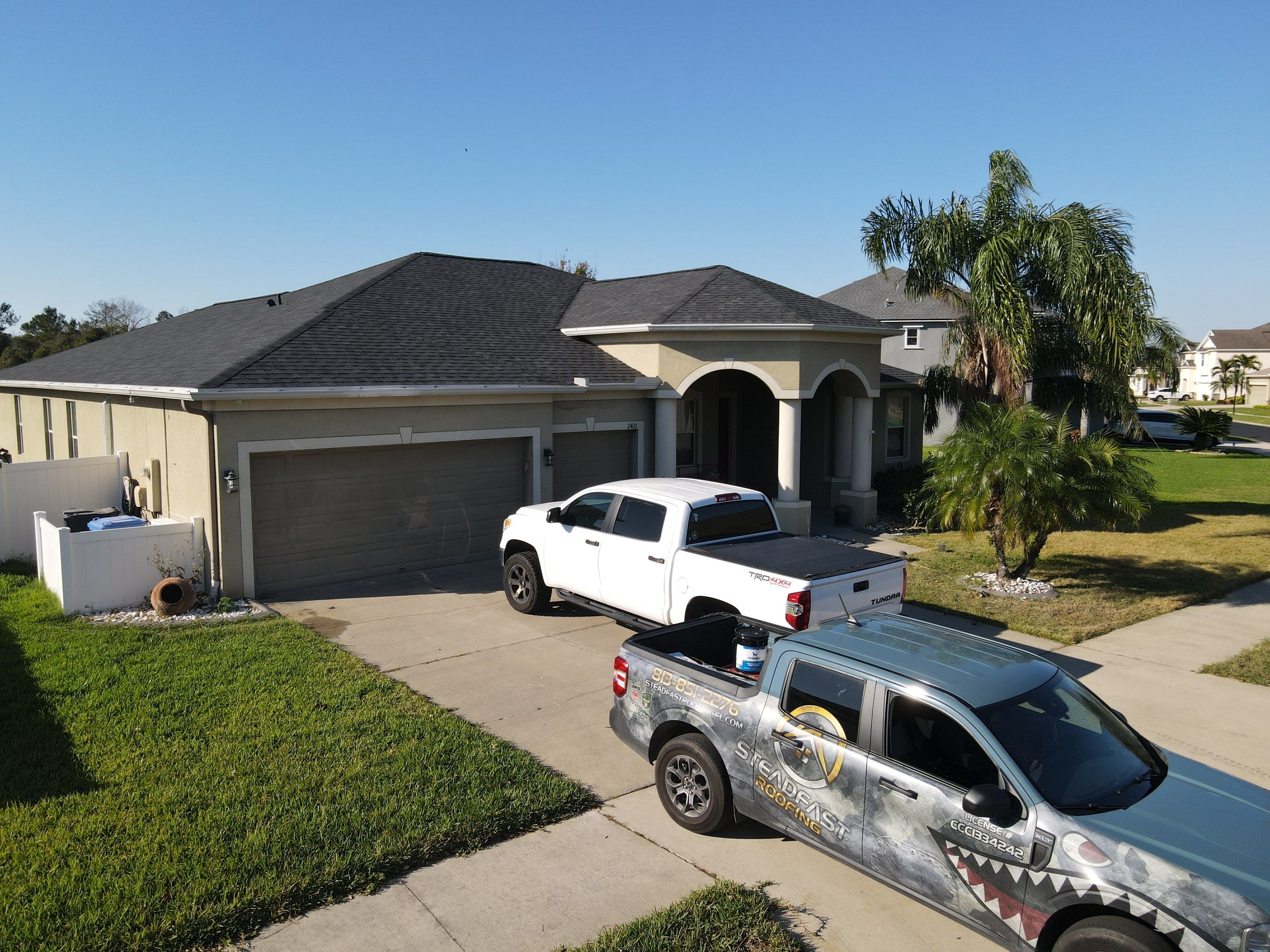 Roof Replacement in Ruskin, FL. by Steadfast Roofing