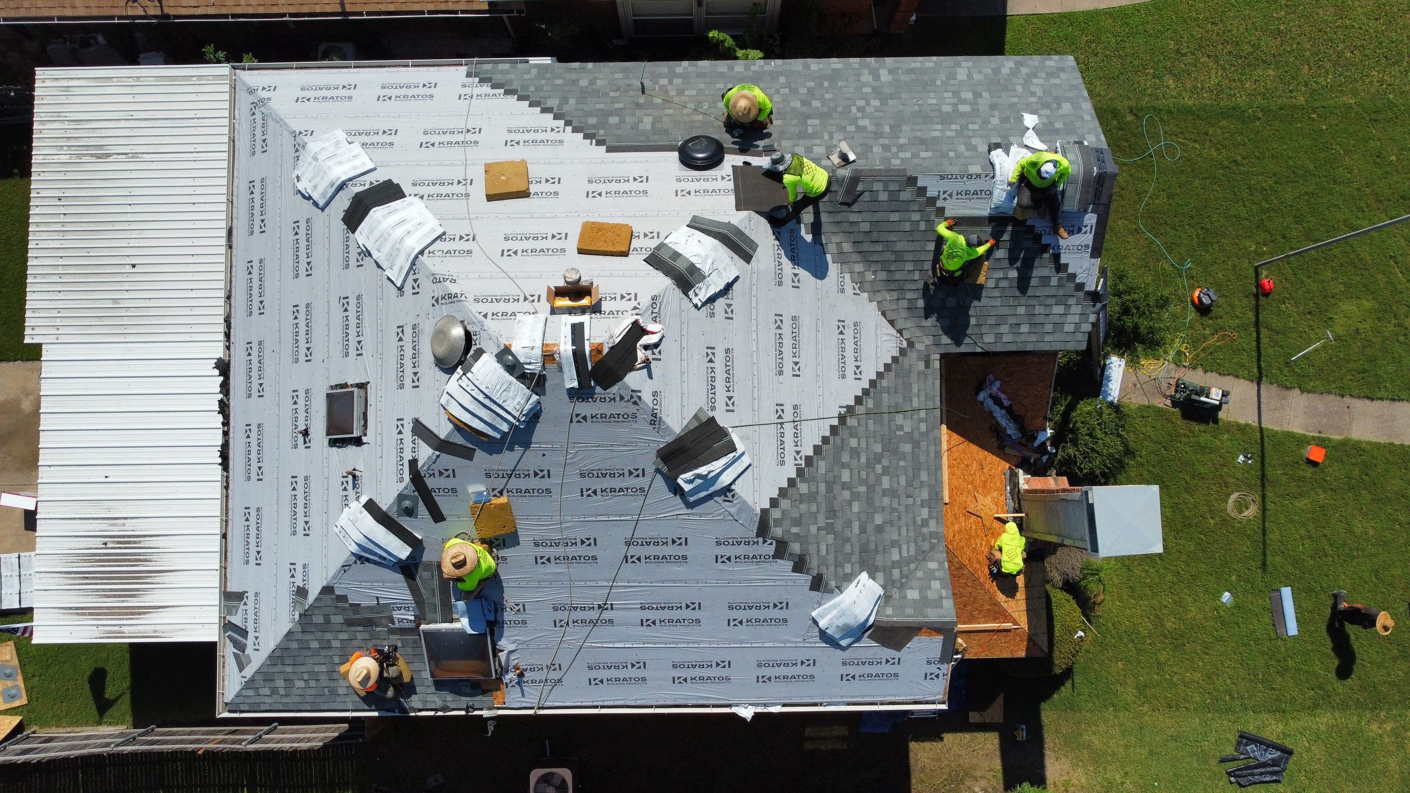 Roof and Gutter Install by Berry Good Roofing 
