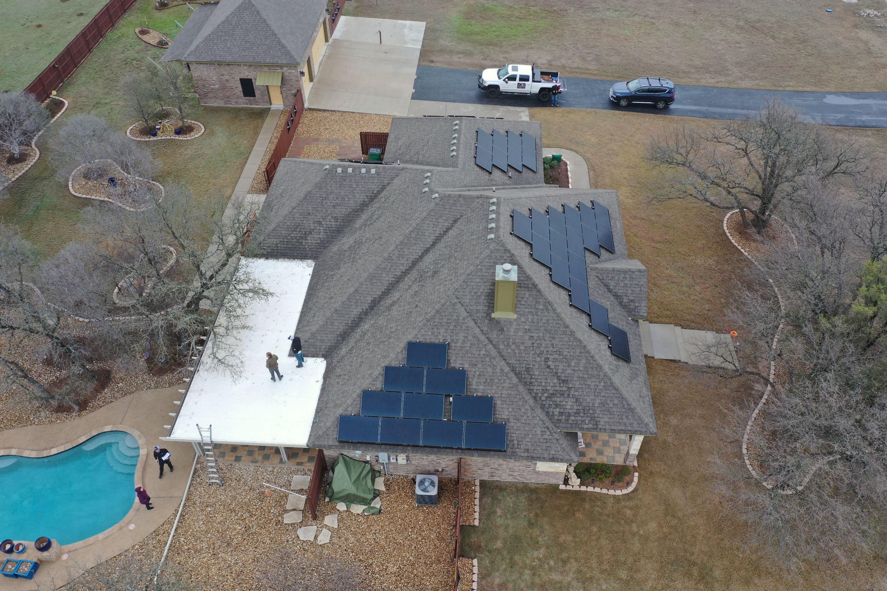 Residential Roof Replacement with Owens Corning - Duration - Sedona Canyon by Action Exteriors Austin