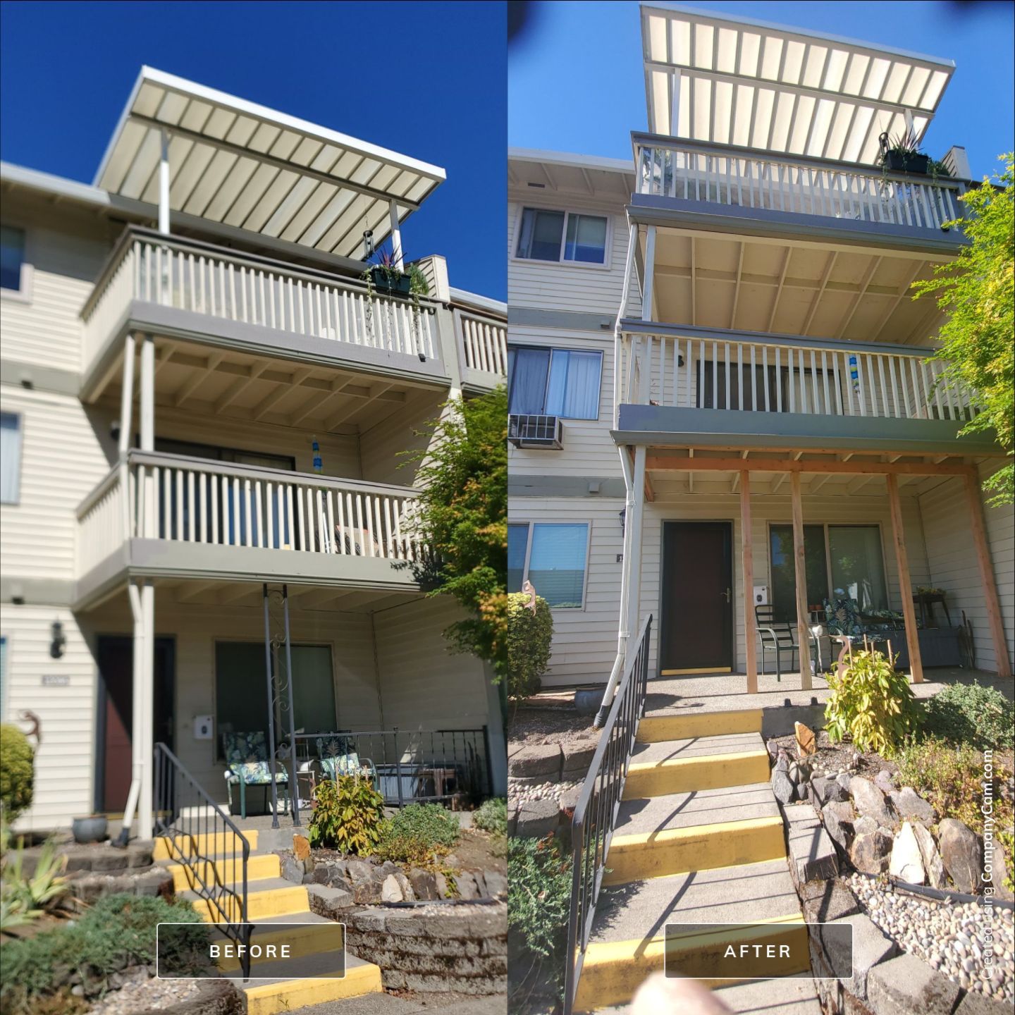 Deck Repair using Beams by Construction Now LLC