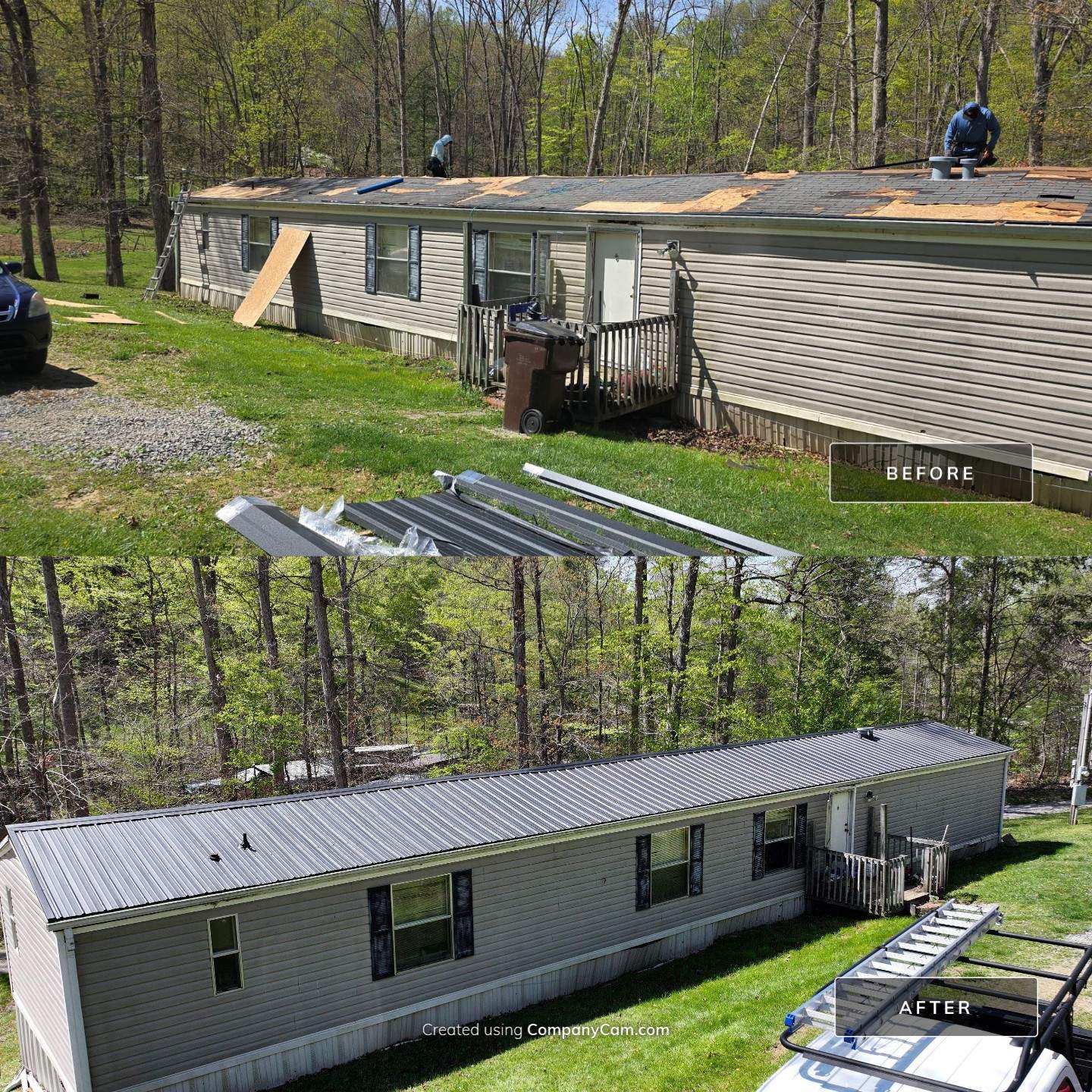 Residential Roofing Installation using 29 Gauge AG Panel by Omnia Roofing